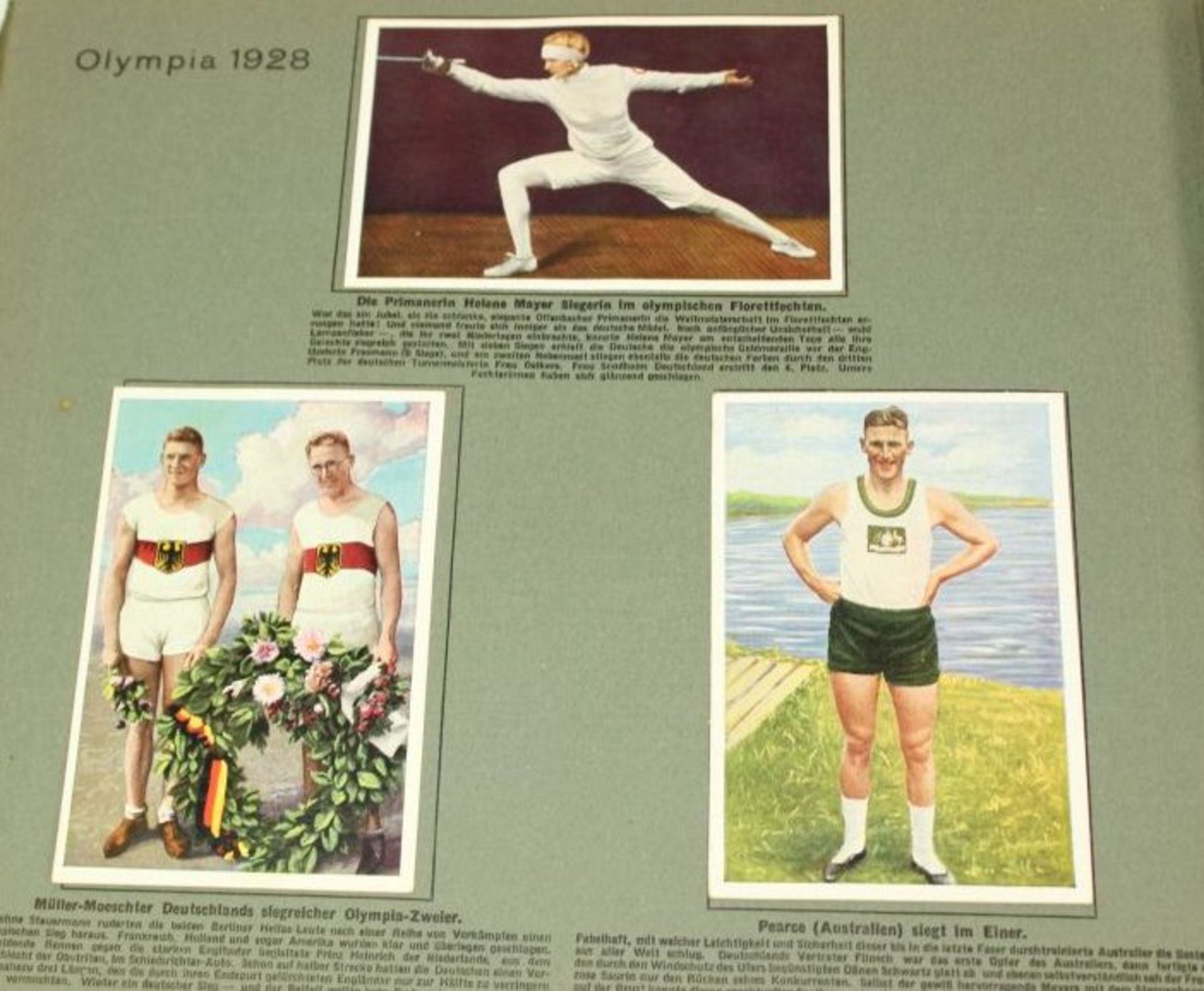 Sammelalbum "Olympia 1928", komplett.- - -22.61 % buyer's premium on the hammer priceVAT margin - Bild 3 aus 3