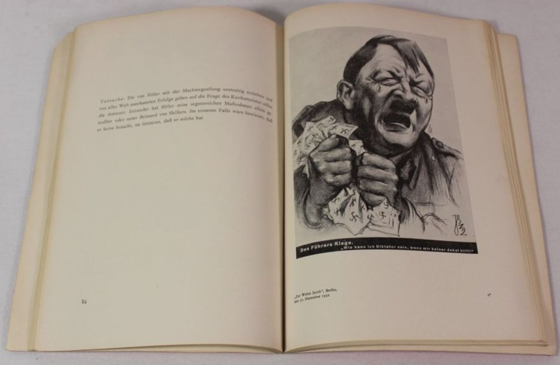 Hitler in der Karikatur der Welt, 1965, Paperback- - -22.61 % buyer's premium on the hammer priceVAT - Bild 2 aus 2