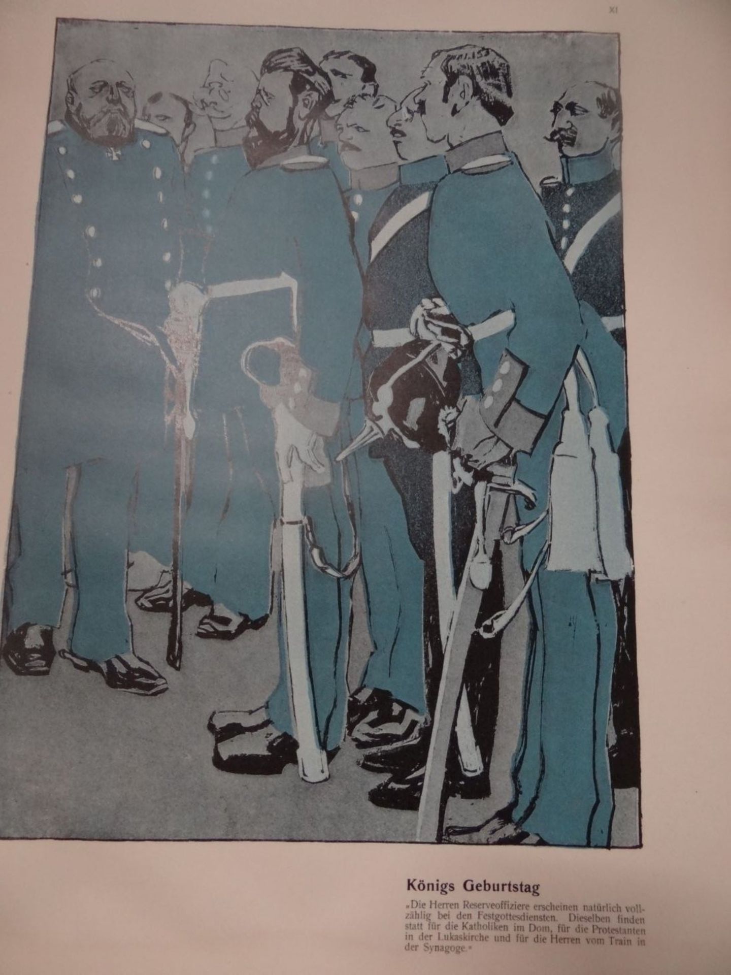 2x gr. Karikaturen-Alben von Ed.Thoeny um 1905, Militär, 38x28 c- - -22.61 % buyer's premium on - Bild 5 aus 9