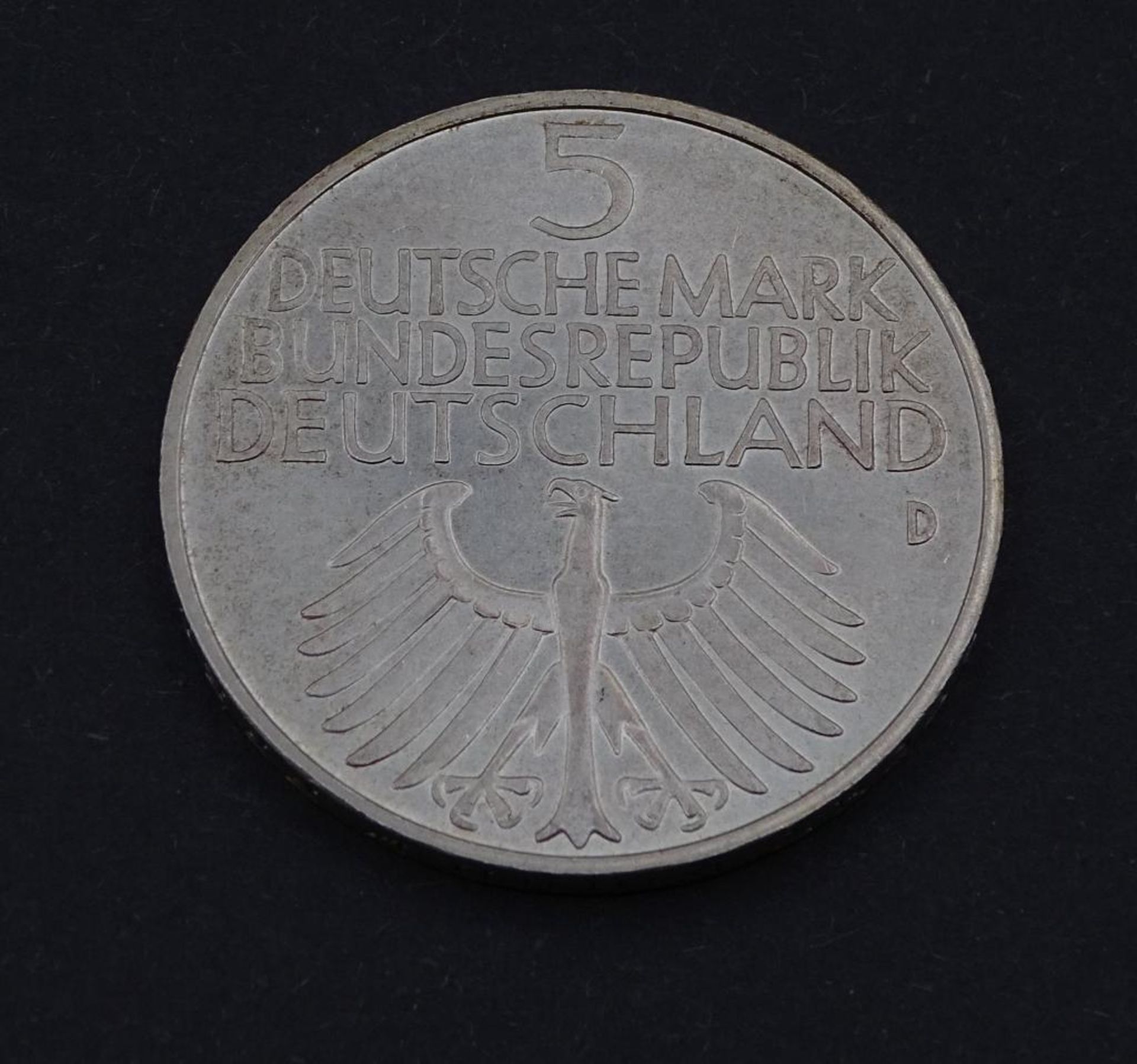 5 DM 1952 D - Germanisches Museum- - -22.61 % buyer's premium on the hammer priceVAT margin - Bild 2 aus 2