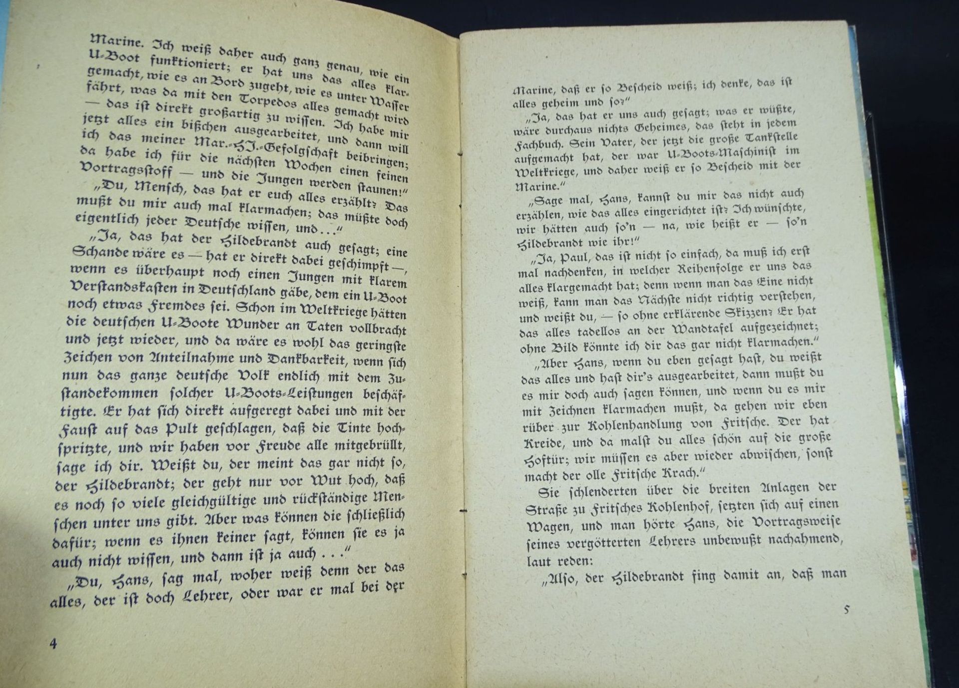 Korv. Kpt. Bartsch "Was jeder vom deutschen U-Boot wissen muss" 1940, mit einigen Fotos u. - Bild 4 aus 6