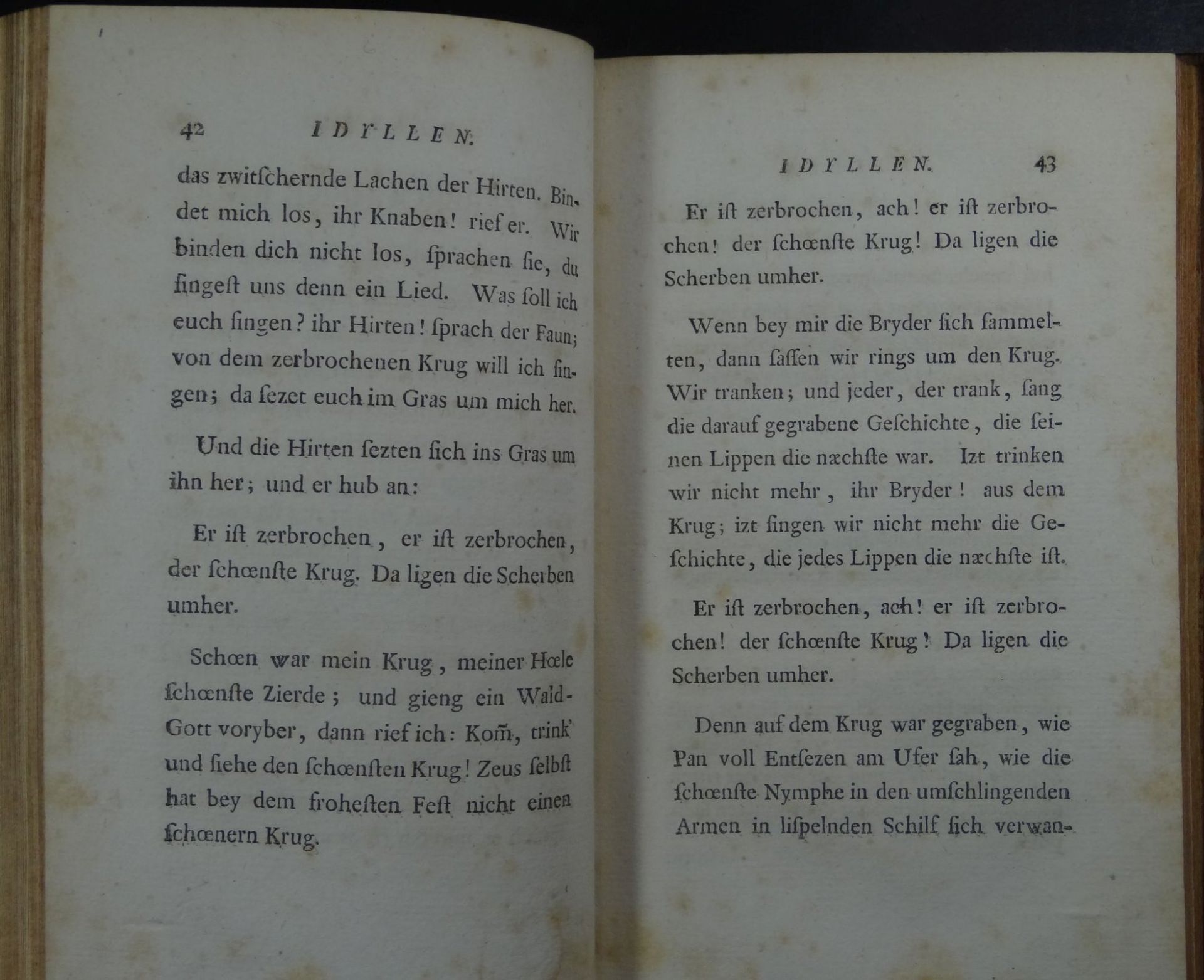 Gessner, Salomon. Schriften, in 4 Bänden, Reuttlingen: Verl Johann Georg Fleischhauer, 1775, Gr. - Bild 5 aus 5