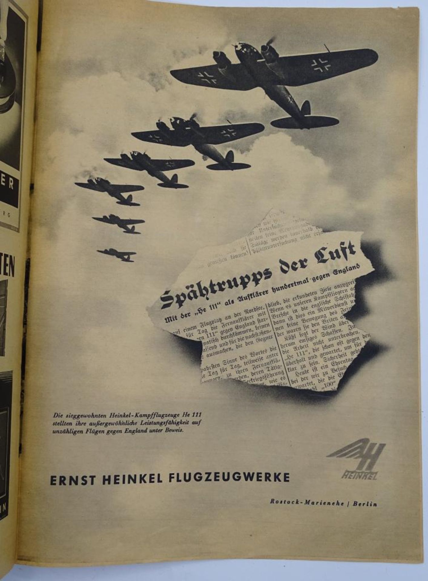 Ilustrierte Deutsche Luftwacht-"Die Luftwelt" Dez. 1940, gut erhalten- - -22.61 % buyer's premium on - Bild 5 aus 10