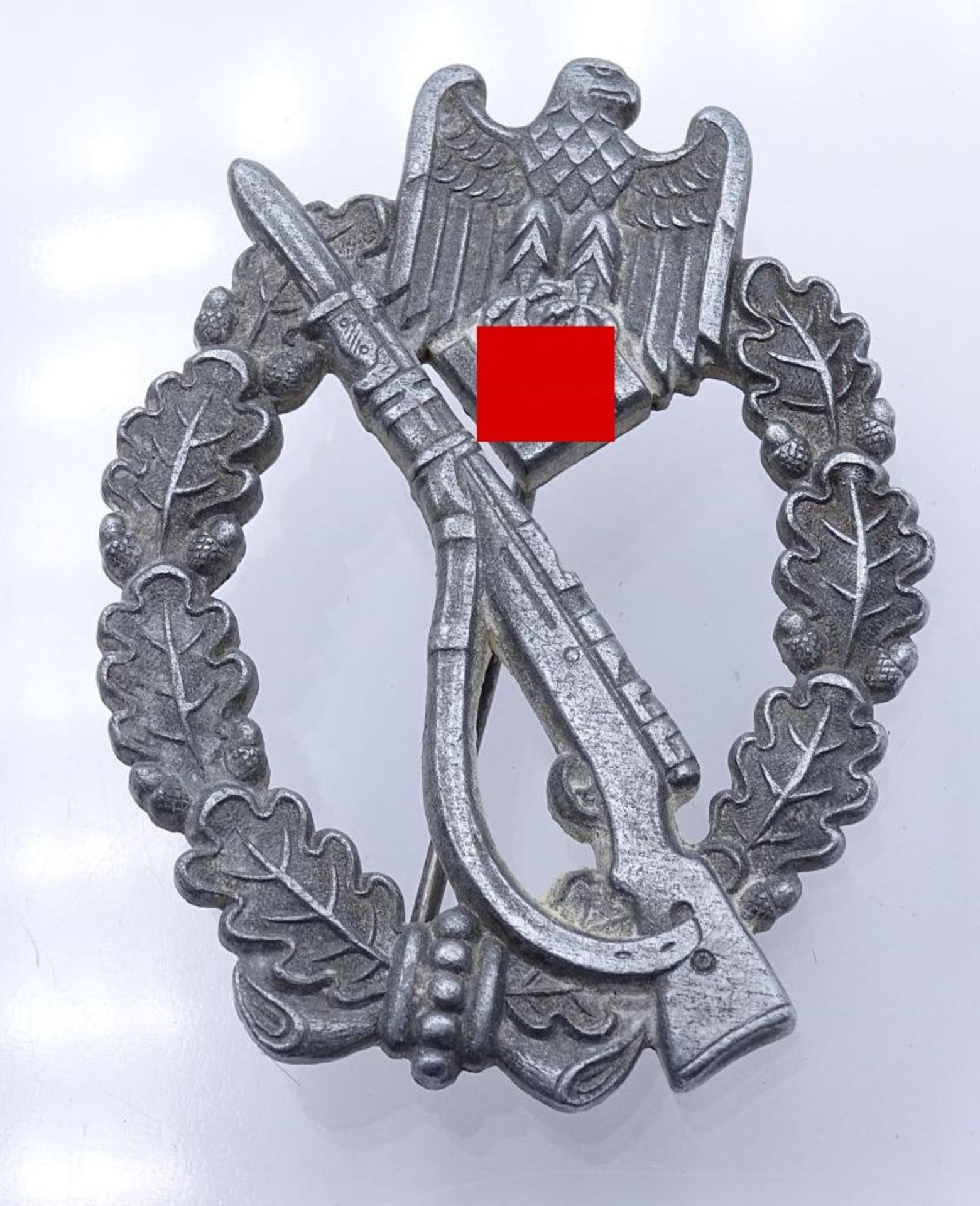 Infanterie-Sturmabzeichen in Silber, Nadel Öse fehl- - -22.61 % buyer's premium on the hammer