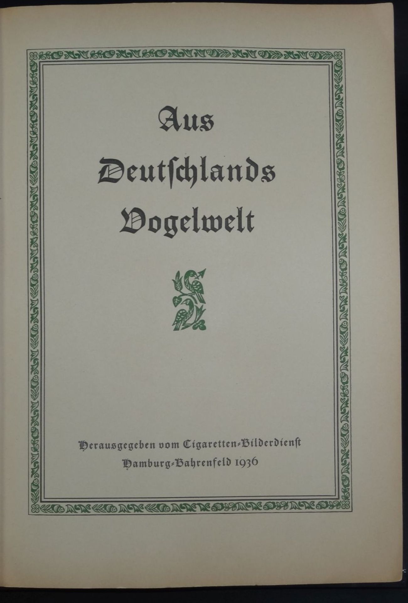 Sammelalbum "Aus Deutschlands Vogelwelt" 1936, komplett- - -22.61 % buyer's premium on the hammer - Bild 2 aus 5