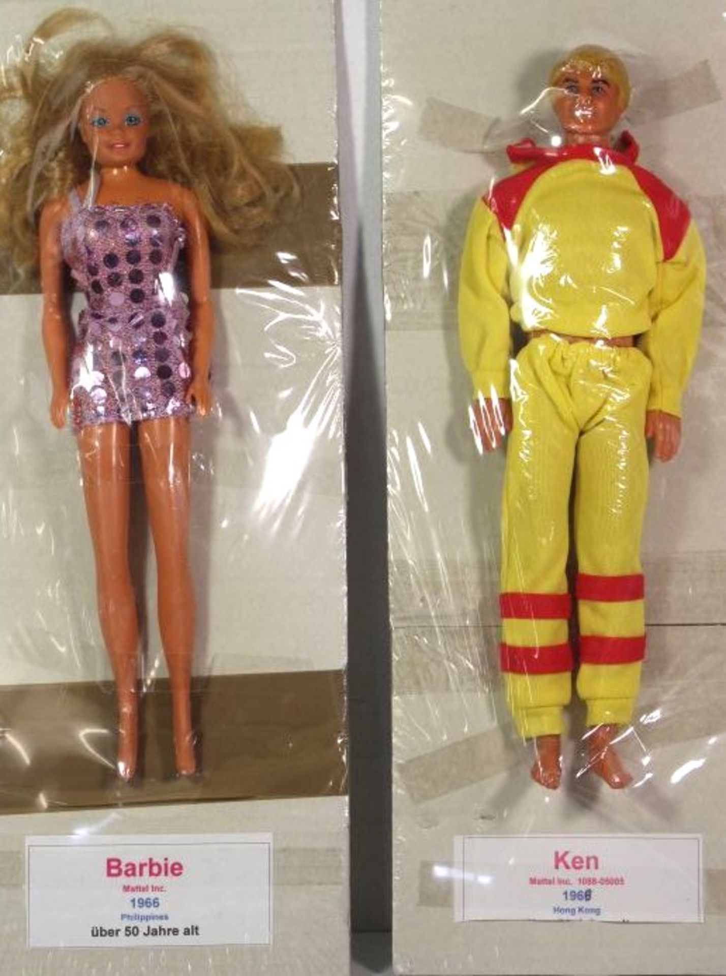 Barbie und Ken, Mattel, 1966/68, ca. H-29cm.- - -22.61 % buyer's premium on the hammer priceVAT - Bild 2 aus 2