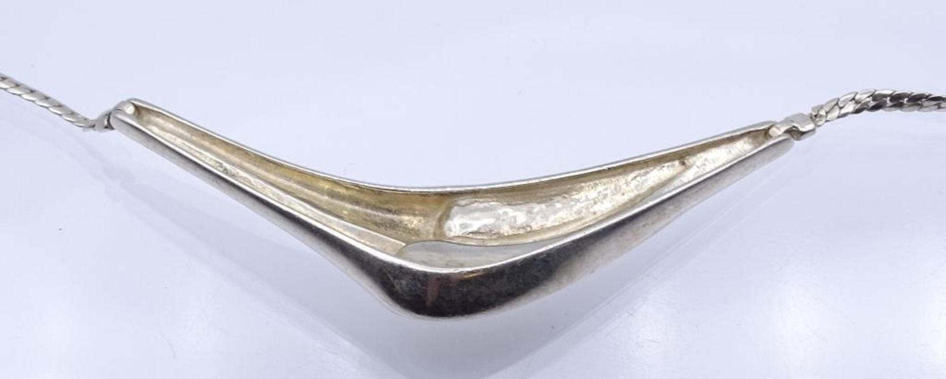 Sterling Silber Collier, Silber 925/000, ca.L- 36cm, 15,7gr.- - -22.61 % buyer's premium on the - Bild 3 aus 3