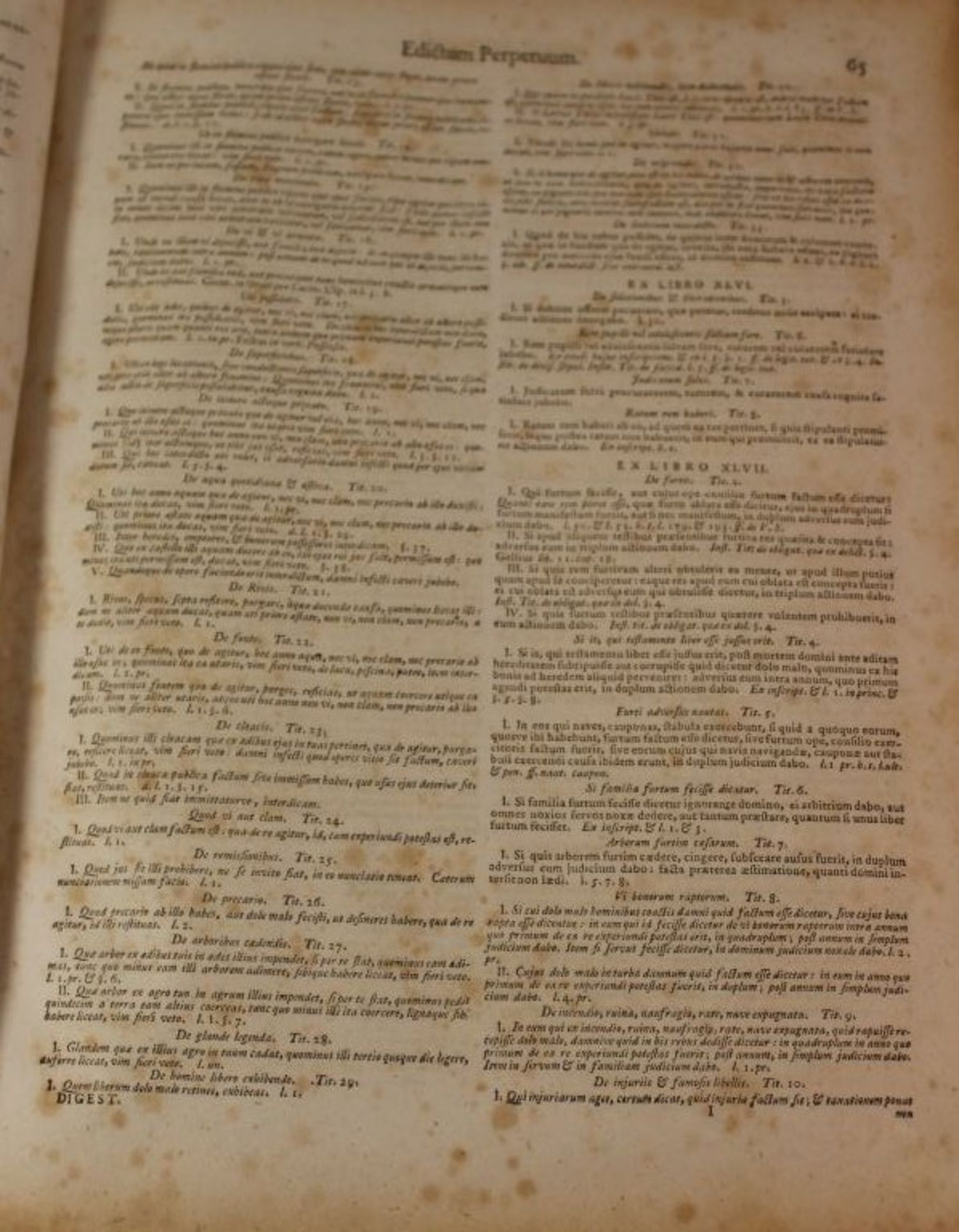 Corpus Juris civilis romani, in quo institutiones, digesta ad codicem florentinum emendata, codex - Bild 4 aus 4