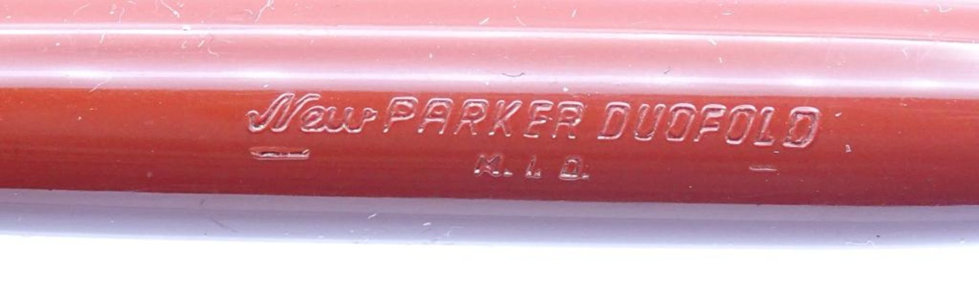 Altes Parker Duofold Schreibset "Parker",Füller und Druckbleistift,Parker-Duofold, 14K Goldfeder, - Bild 3 aus 4