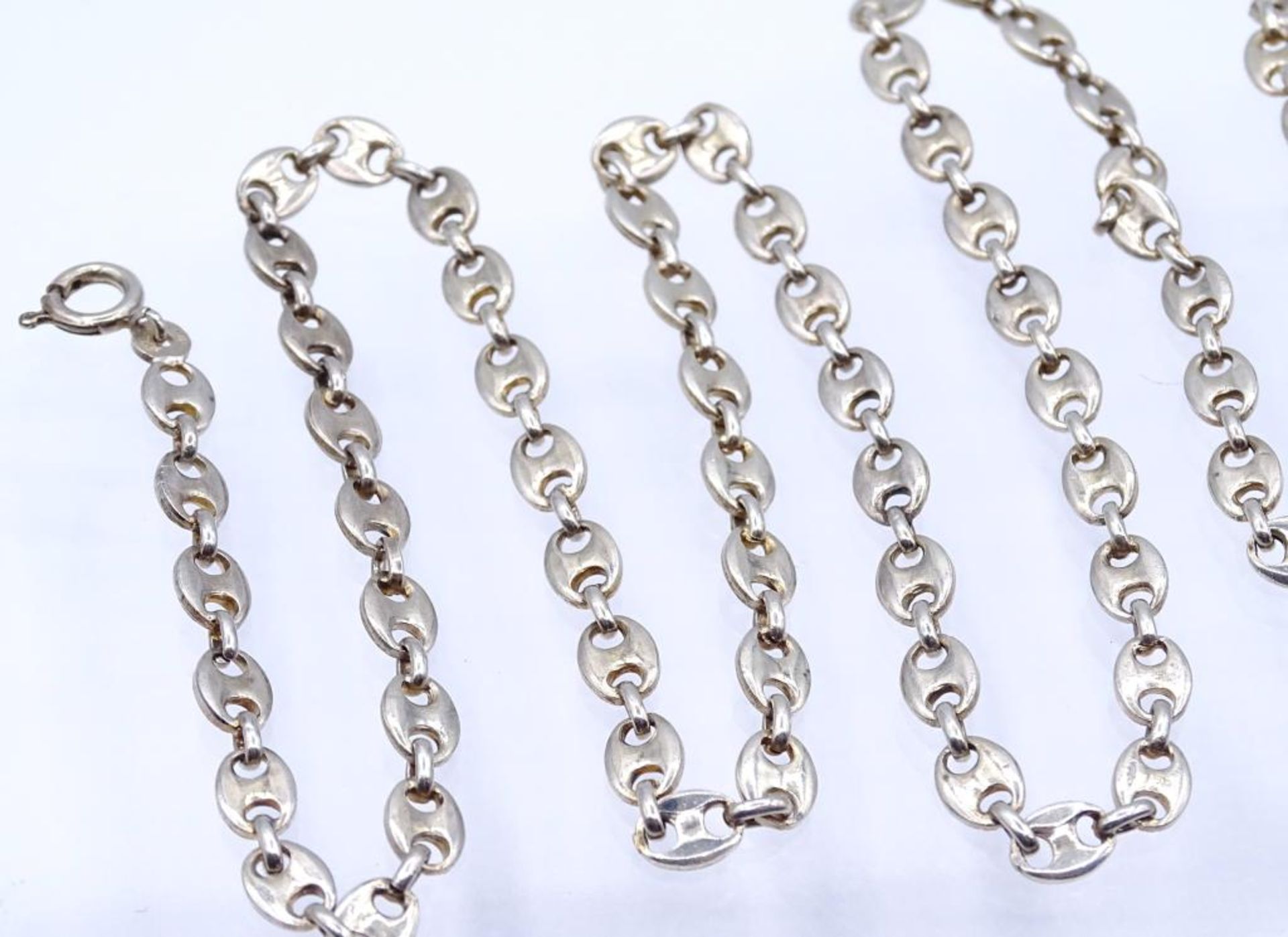 Lange Silber Halskette, Silber 800/1000, L- 80cm, 32,9gr.- - -22.61 % buyer's premium on the - Bild 2 aus 3