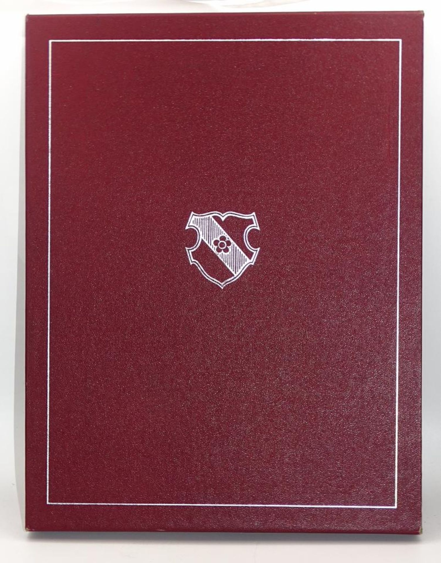 "Die Ära Adenauer",Sammlung von Gedenkmedaillen,Sterling Silber 925/00- - -22.61 % buyer's premium - Bild 5 aus 5