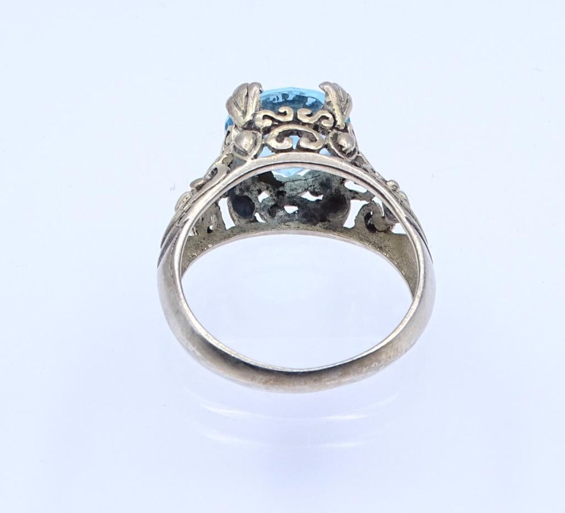 Zirkonia-Silber-Ring,Silber 925/000, 4,3gr., RG 57- - -22.61 % buyer's premium on the hammer - Bild 3 aus 3