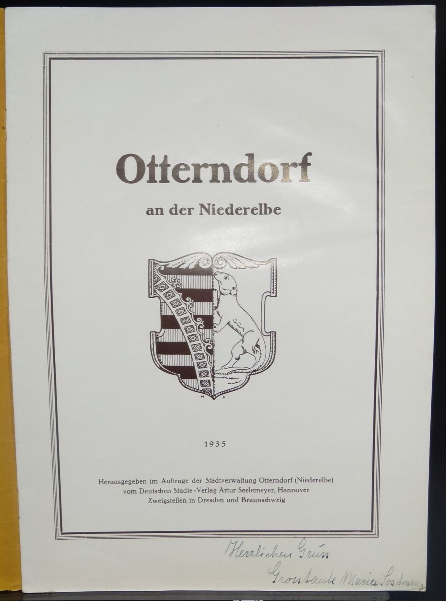 Broschüre "Otterndorf an der Niederelbe" 1935, PP, 30x21 c- - -22.61 % buyer's premium on the hammer - Bild 2 aus 6