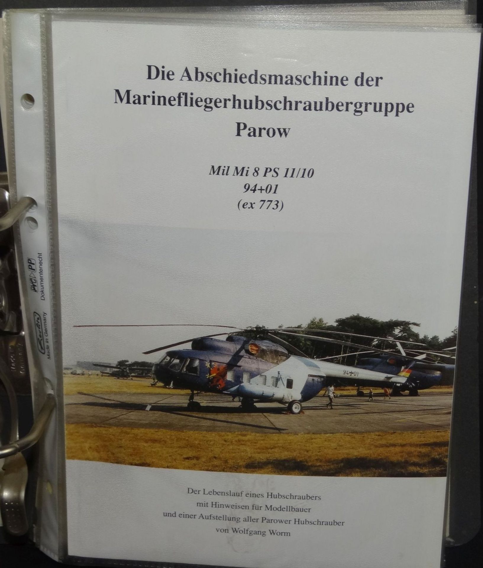 Ordner mit Broschüren über Marine, 70-90-er Jahre, , hpts. Heimatbereich (Nordholz/Altenwald- - - - Bild 3 aus 9