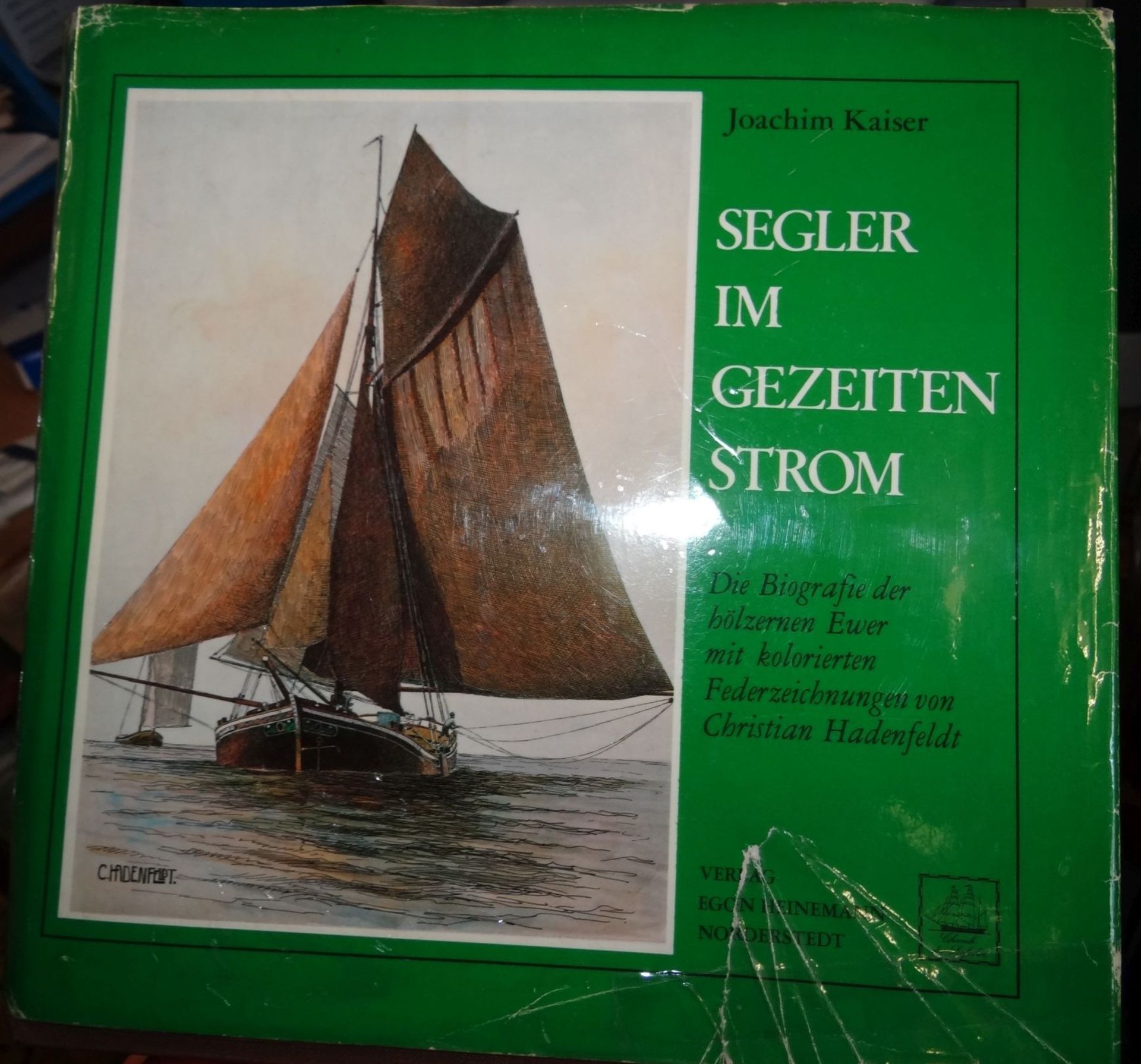 Christian HADENFELT (1883-1971) "Galionsknieverzierungen..", aquarellierte Federzeichnungen, - Bild 6 aus 7