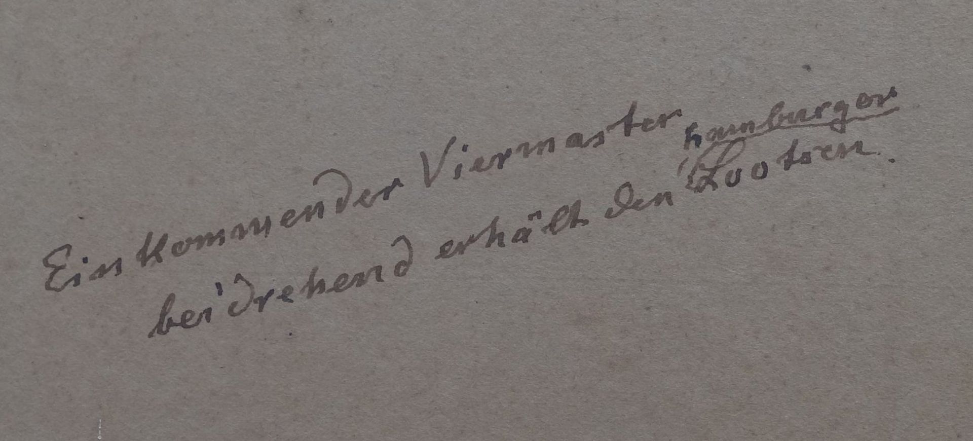 Hans BOHRDT (1857-1945), H.B. Entwurf bezeichnet, wohl für Speisekarte, Tempera auf Platte, oben - Bild 7 aus 7