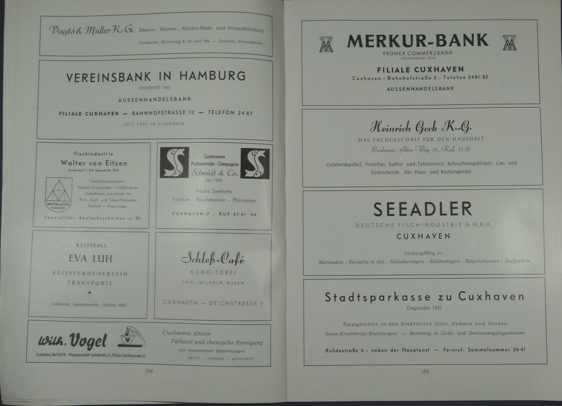 "Die Bäder der Nordsee" viersprachig, PP, um 1950, reich bebildert und mit viel Werbung, Hotels ab 6 - Bild 9 aus 9