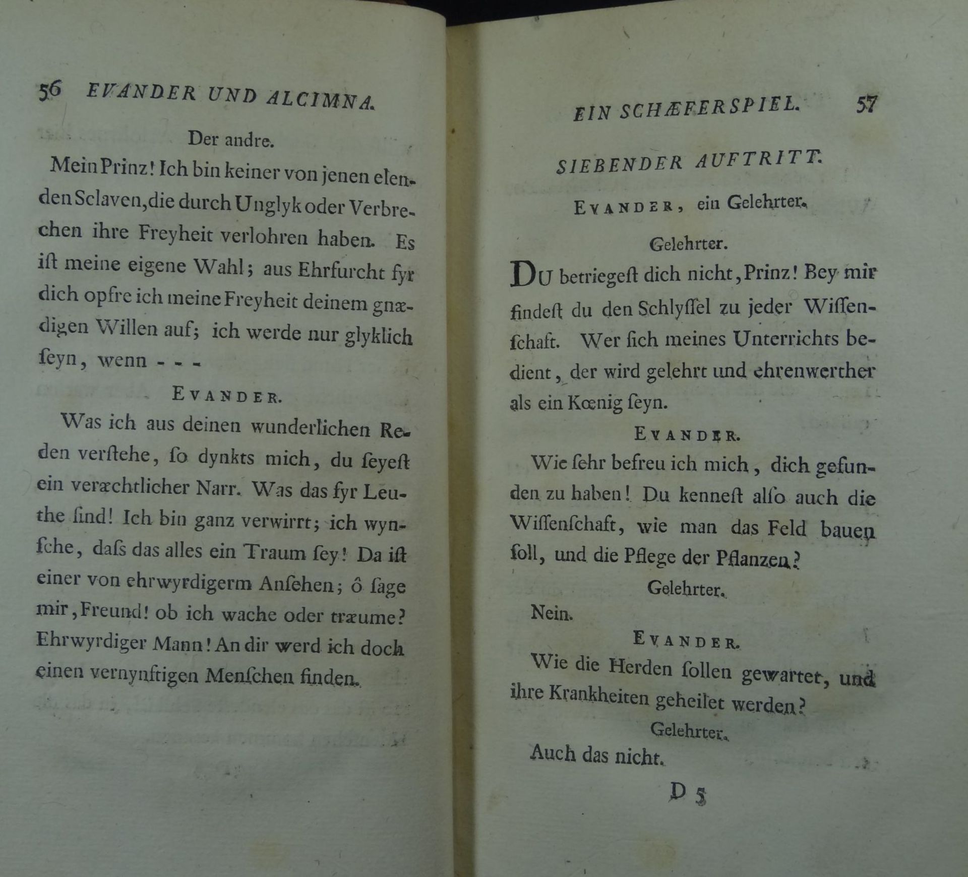 Gessner, Salomon. Schriften, in 4 Bänden, Reuttlingen: Verl Johann Georg Fleischhauer, 1775, Gr. - Bild 4 aus 5