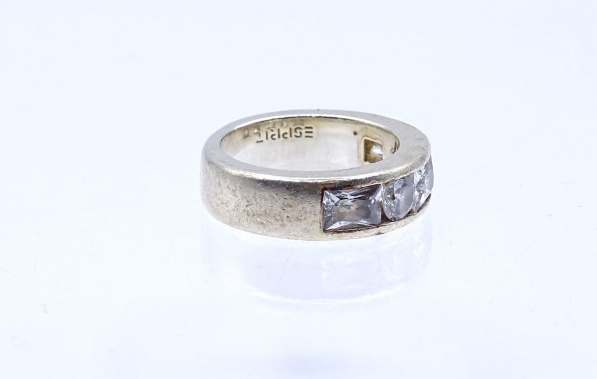 "Esprit", Silber Ring mit Zirkonia, Silber 925/000, 9,1gr., RG 53- - -22.61 % buyer's premium on the - Bild 2 aus 3
