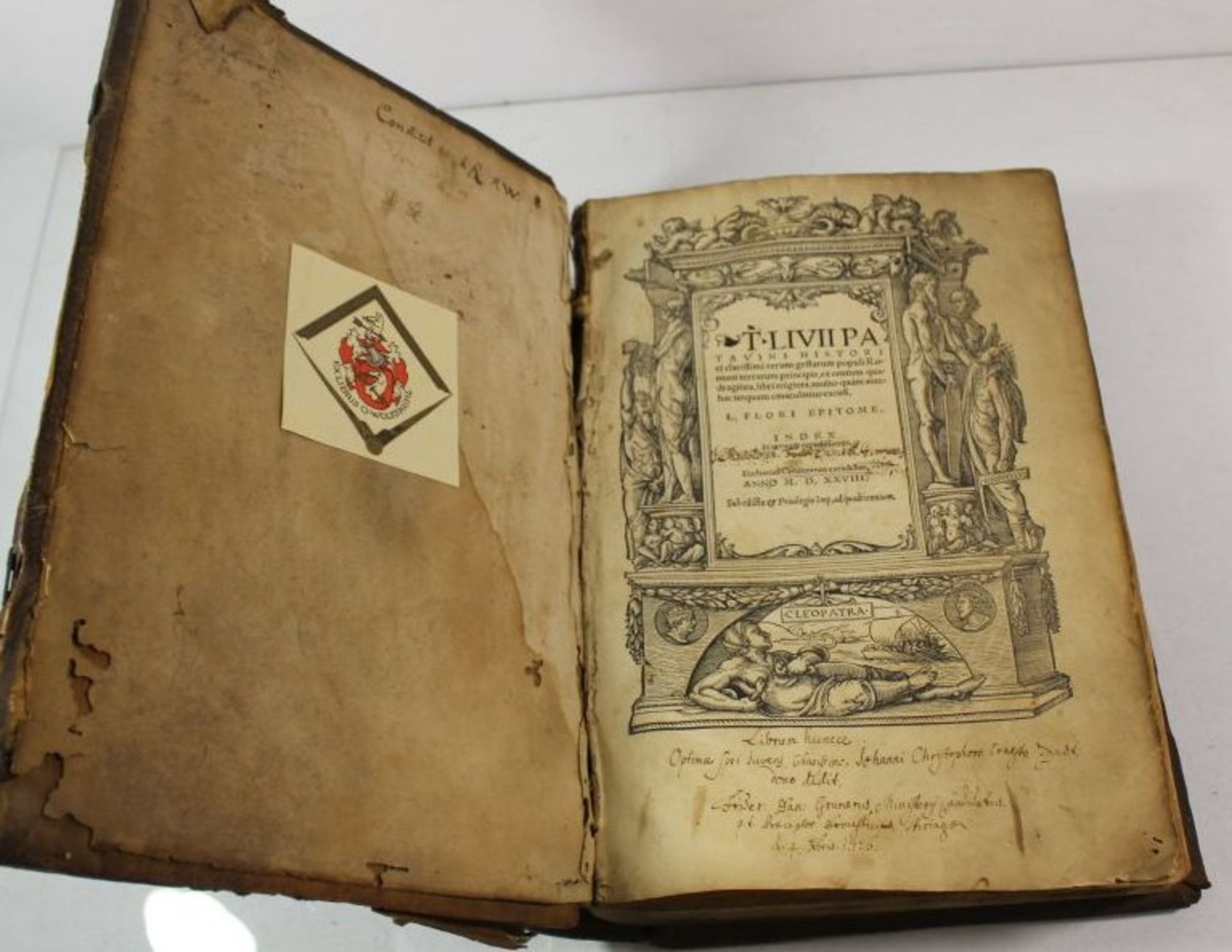 Livii, T. Patavini Histori clarissimi ....., 1528, Titus Livius berühmte historische Erzählungen der - Bild 2 aus 5