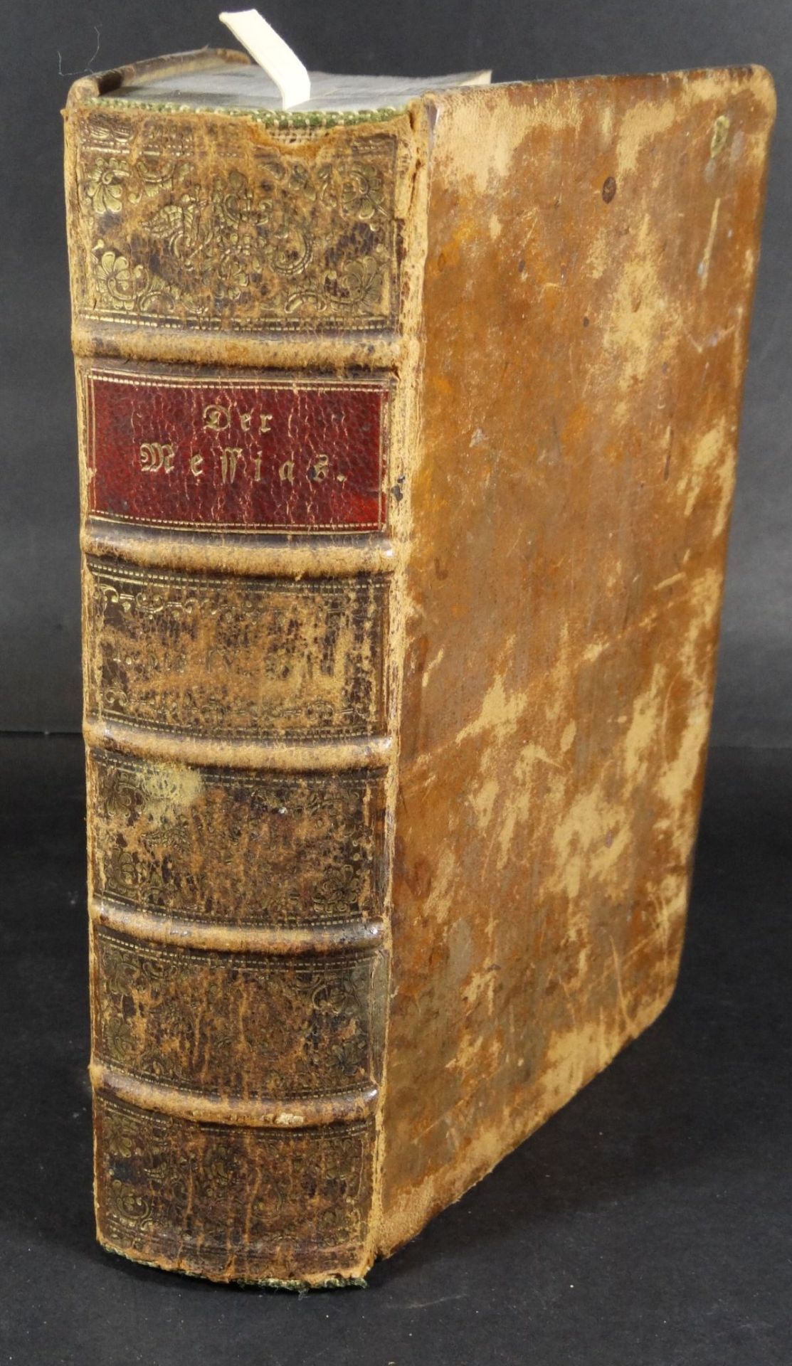 Klopstock, Friedrich Gottlieb: Der Messias. 1760, 4 Bände (1-20.Gesang) in einem Buch,