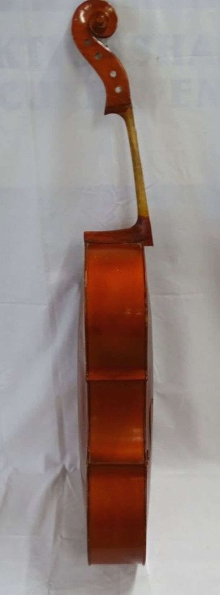 Violoncello, restaurierungs bedürftig, Korpus keine Risse, H-122cm.- - -22.61 % buyer's premium on - Bild 4 aus 7