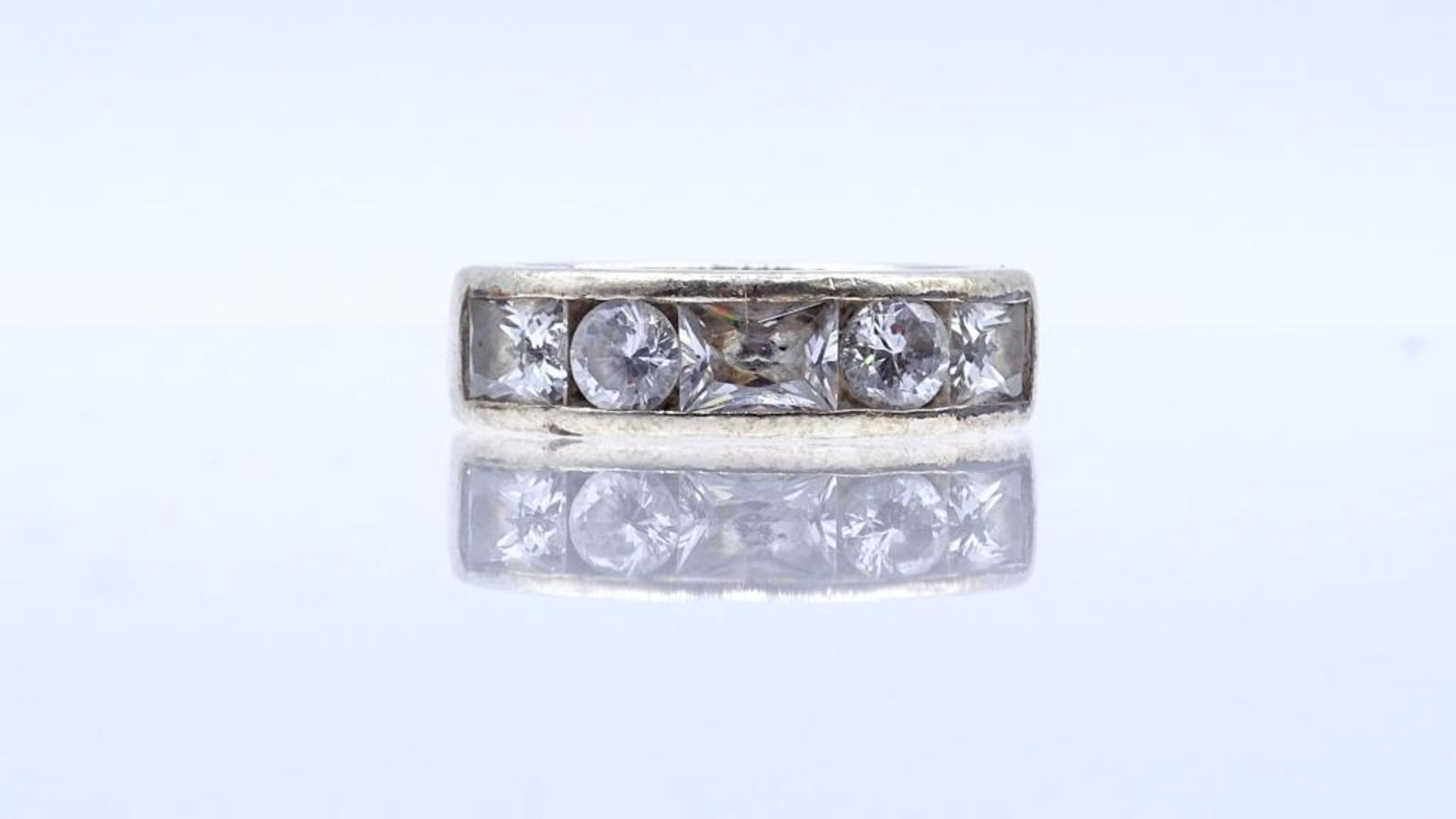 "Esprit", Silber Ring mit Zirkonia, Silber 925/000, 9,1gr., RG 53- - -22.61 % buyer's premium on the