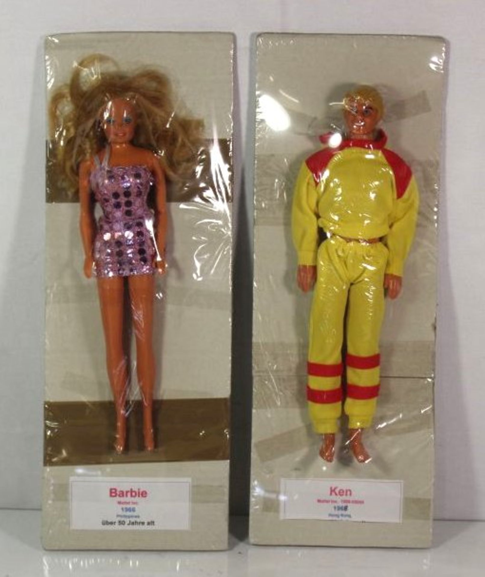 Barbie und Ken, Mattel, 1966/68, ca. H-29cm.- - -22.61 % buyer's premium on the hammer priceVAT