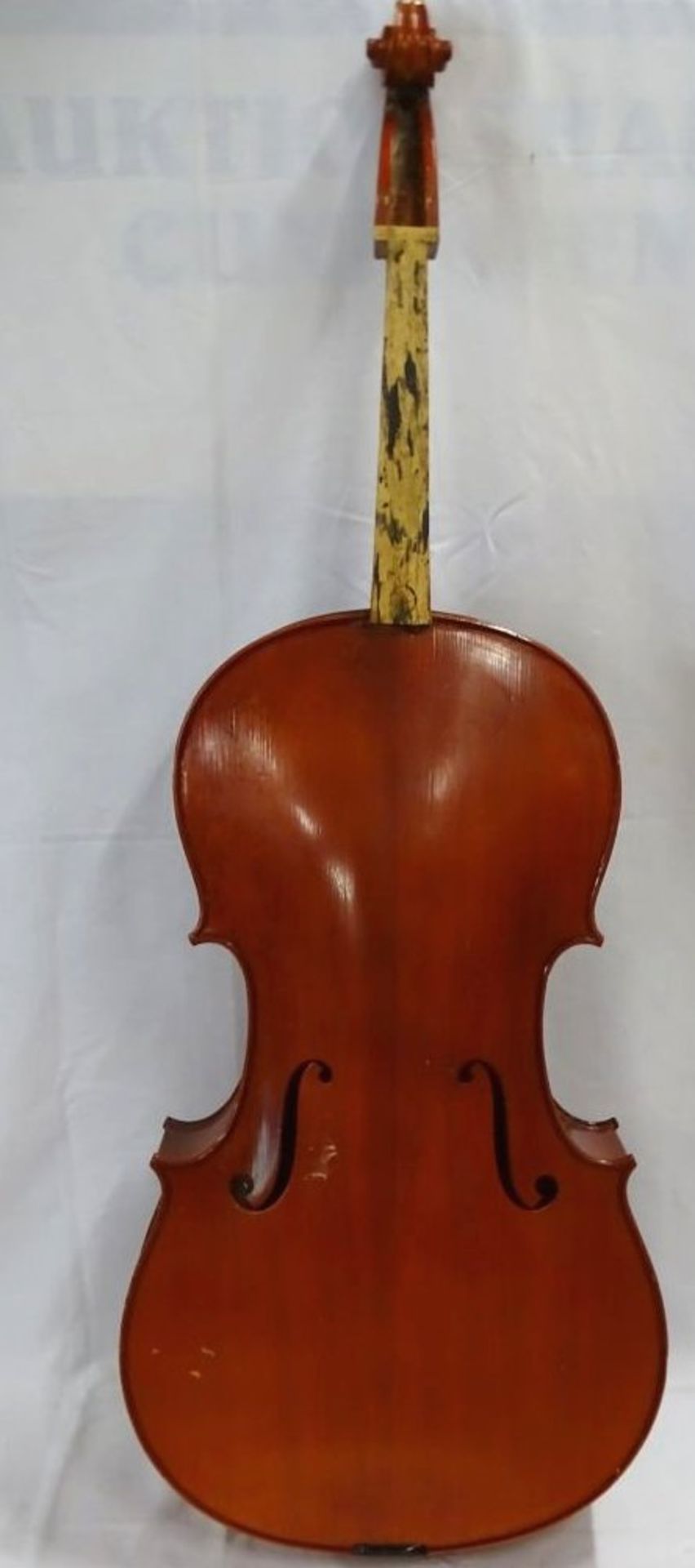 Violoncello, restaurierungs bedürftig, Korpus keine Risse, H-122cm.- - -22.61 % buyer's premium on - Bild 2 aus 7