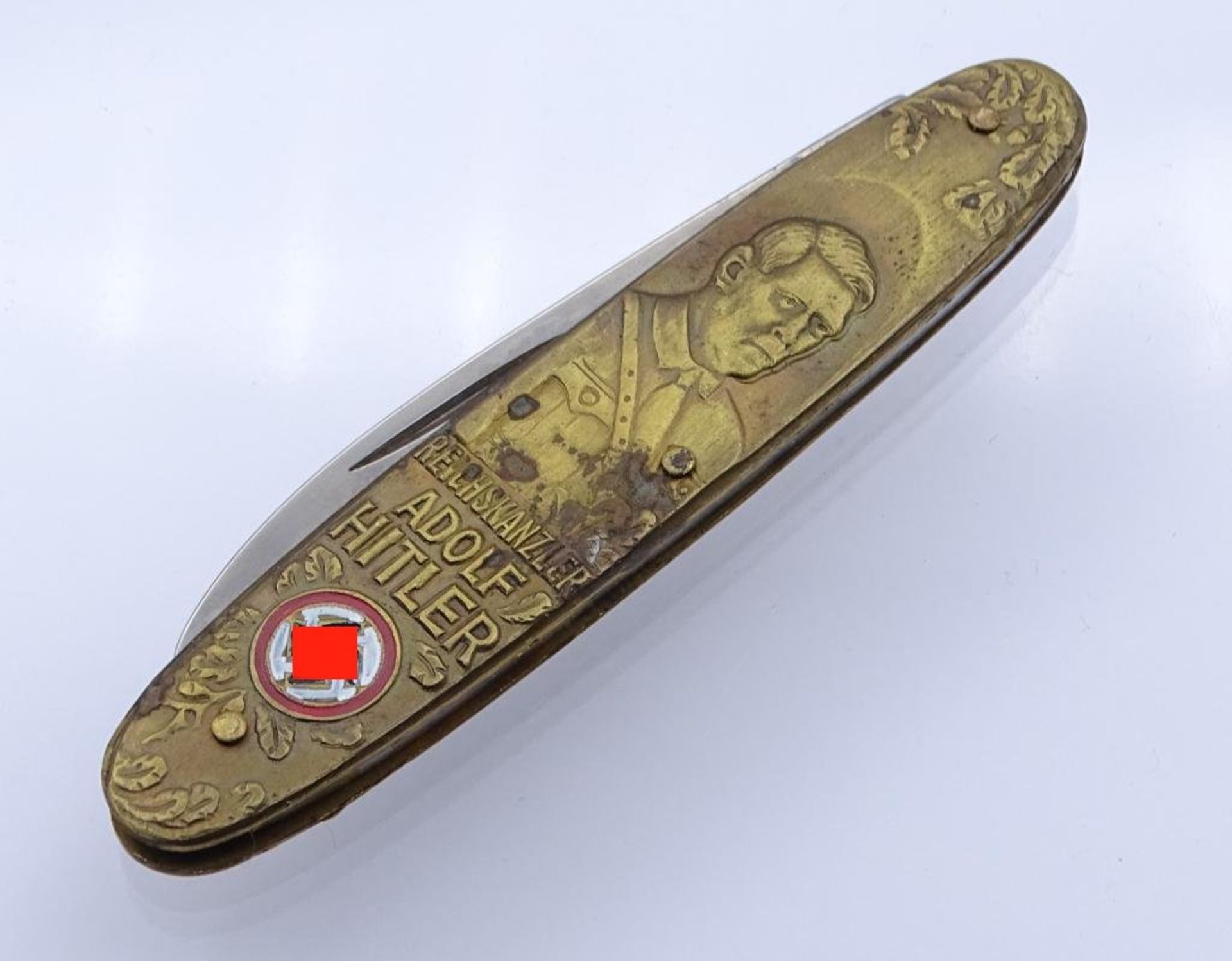 Taschenmesser "Reichskanzler Adolf Hitler",L- 8,5cm- - -22.61 % buyer's premium on the hammer - Bild 3 aus 5