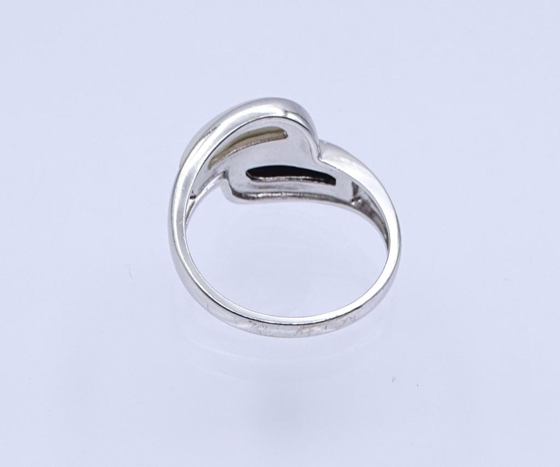 Perlmutt-Silber-Ring,Silber 925/000, 5,0gr., RG 63- - -22.61 % buyer's premium on the hammer - Bild 3 aus 3