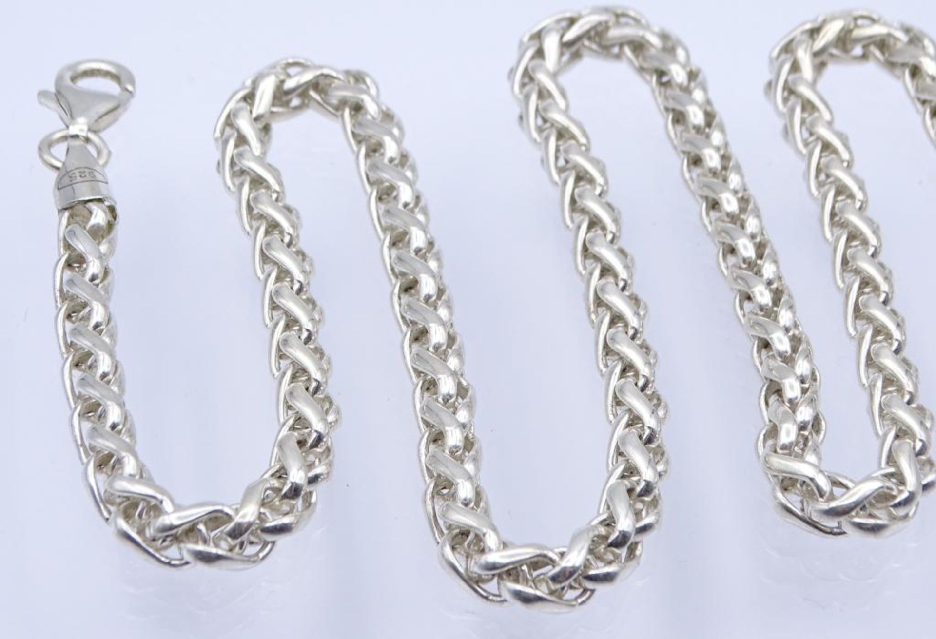 Sterling Silber Herren Halskette, Silber 925/000,L- 44,5-47cm, b-5,1mm, 37,9gr.- - -22.61 % buyer' - Bild 2 aus 3