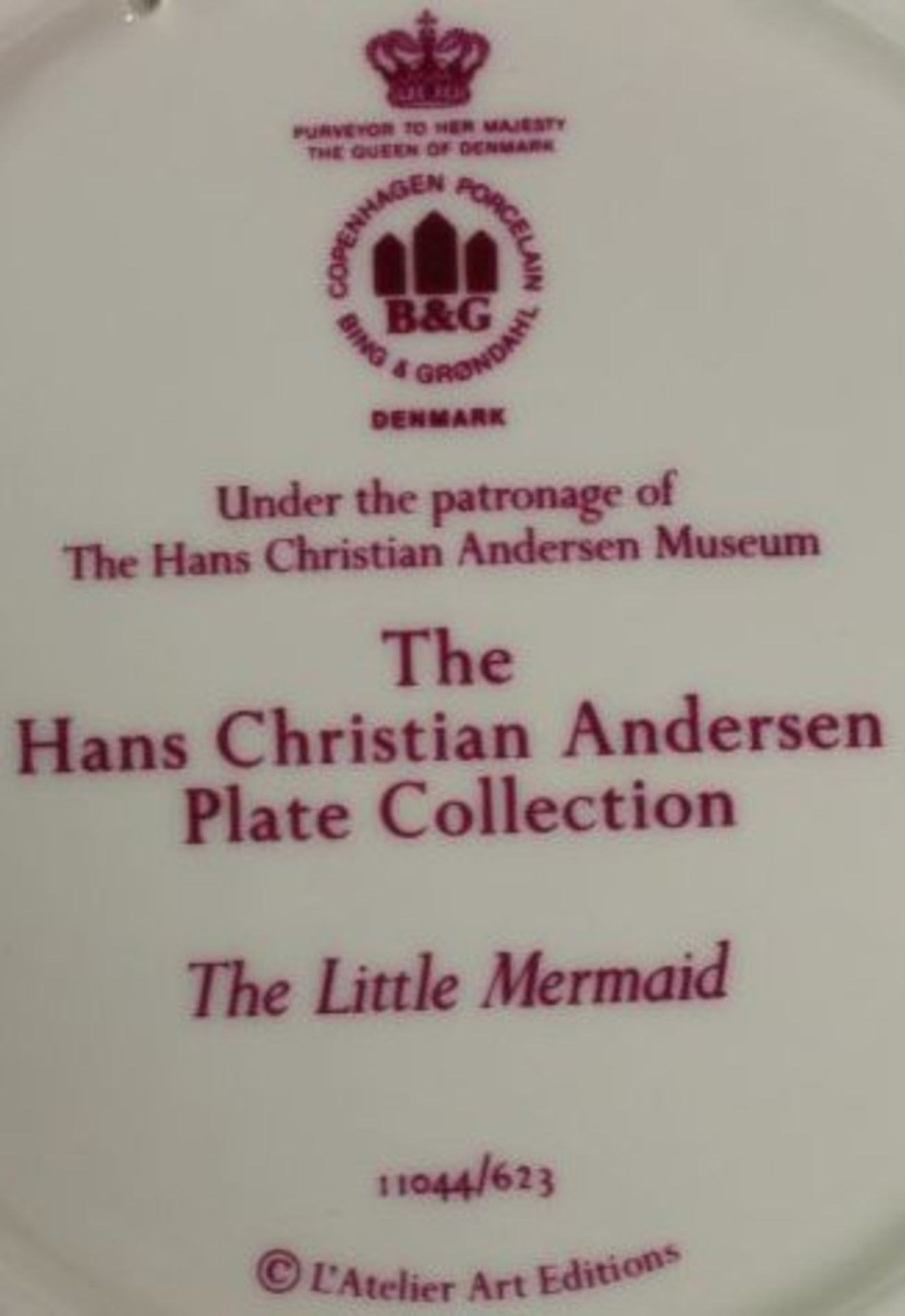 zurückgezogen / withdrawn---6x Märchenteller, Bing und Gröndahl, The Hans Christian Andersen Plate - Bild 7 aus 7