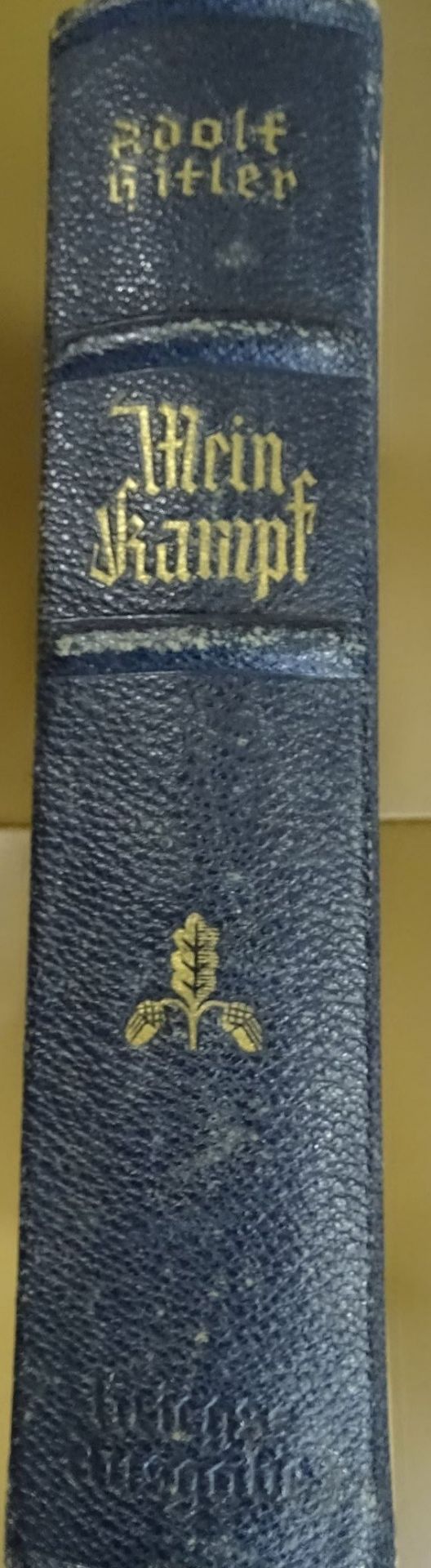 A.Hitler "Mein Kampf" Hochzeitsausgabe 1940, Vorderseite mit Danziger Wappen, innen Widmung der - Bild 2 aus 5