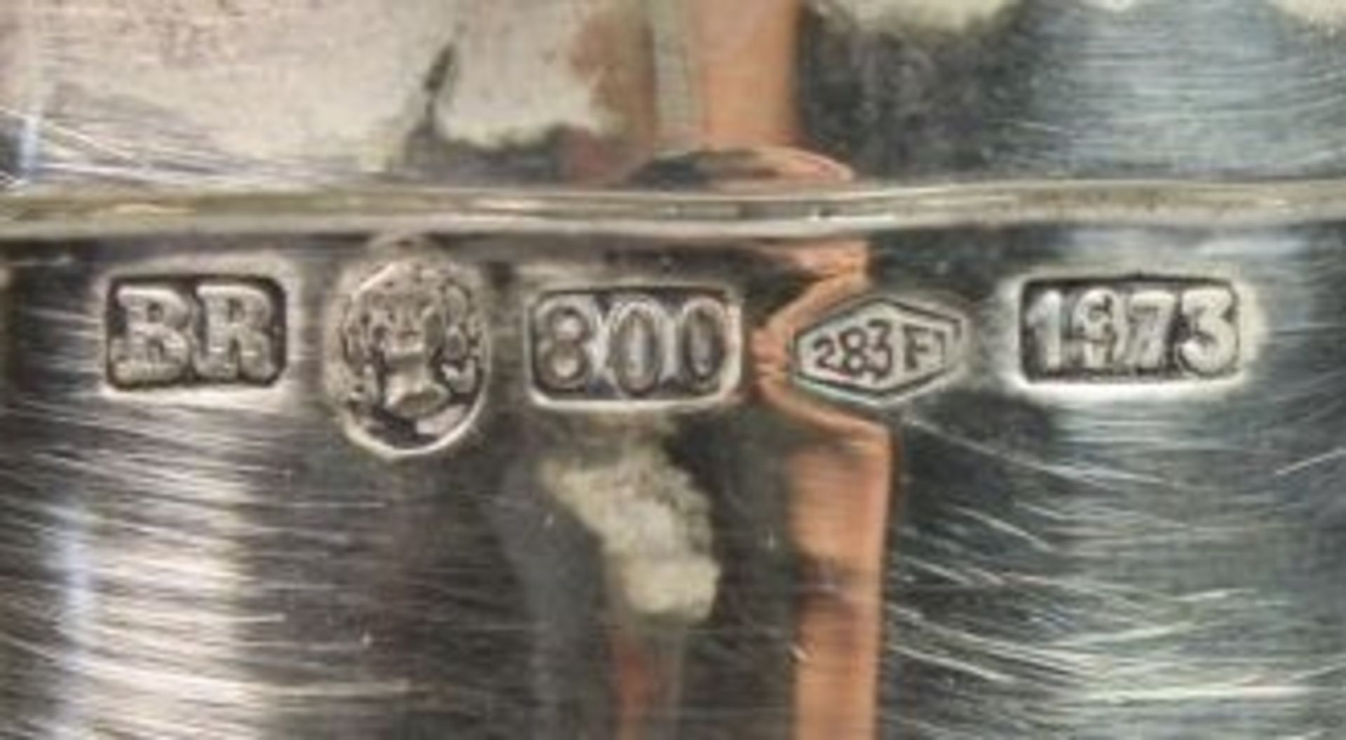 Milchkanne, 800er Silber, Gravur "Preis der Gräfl. v. Hardenberg'schen Kornbrennerei Nörten - Bild 3 aus 3