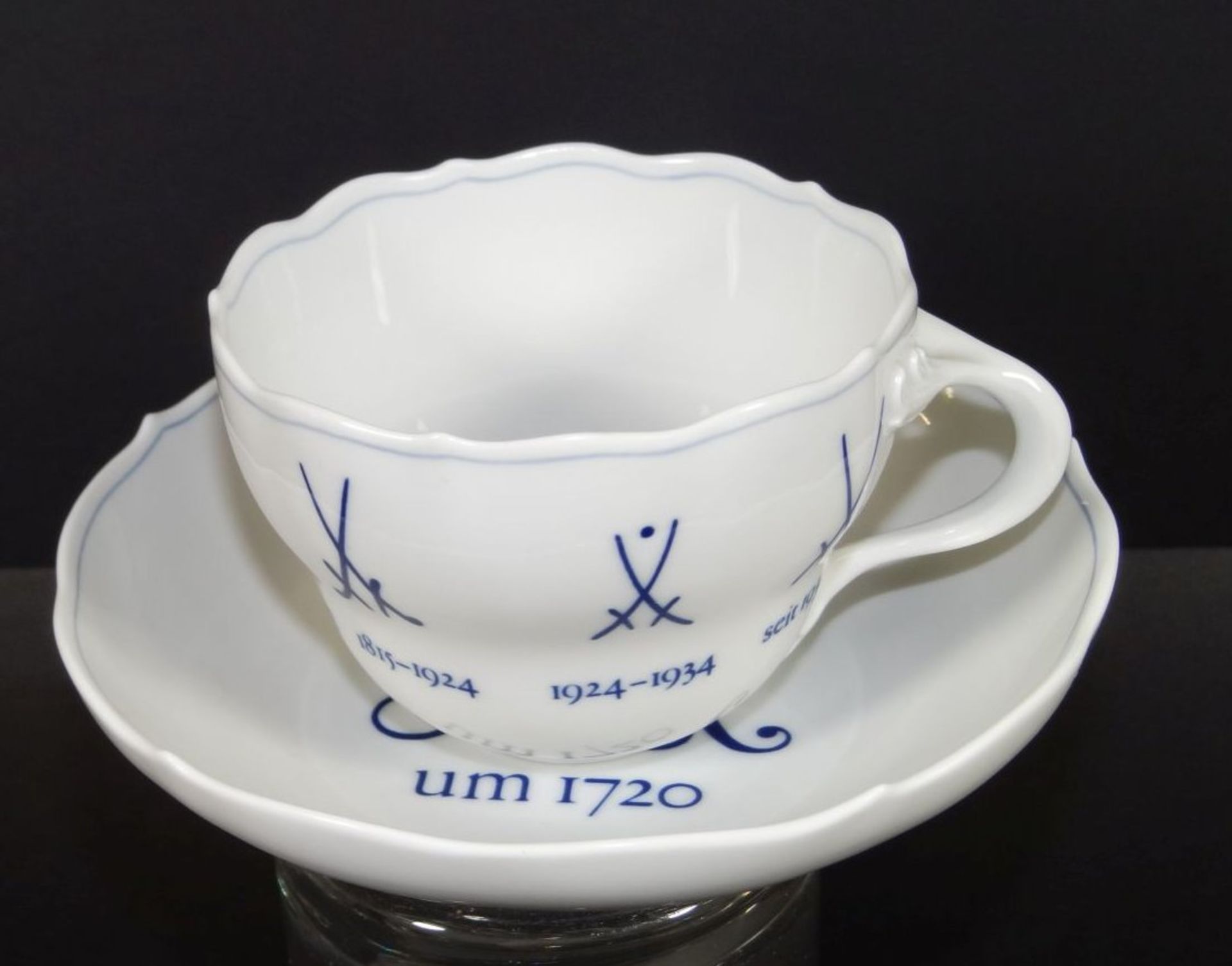 Meissen Tasse mit Meissen-Schwerter, U.T., 1.Wahl, Aquatinta- - -22.61 % buyer's premium on the