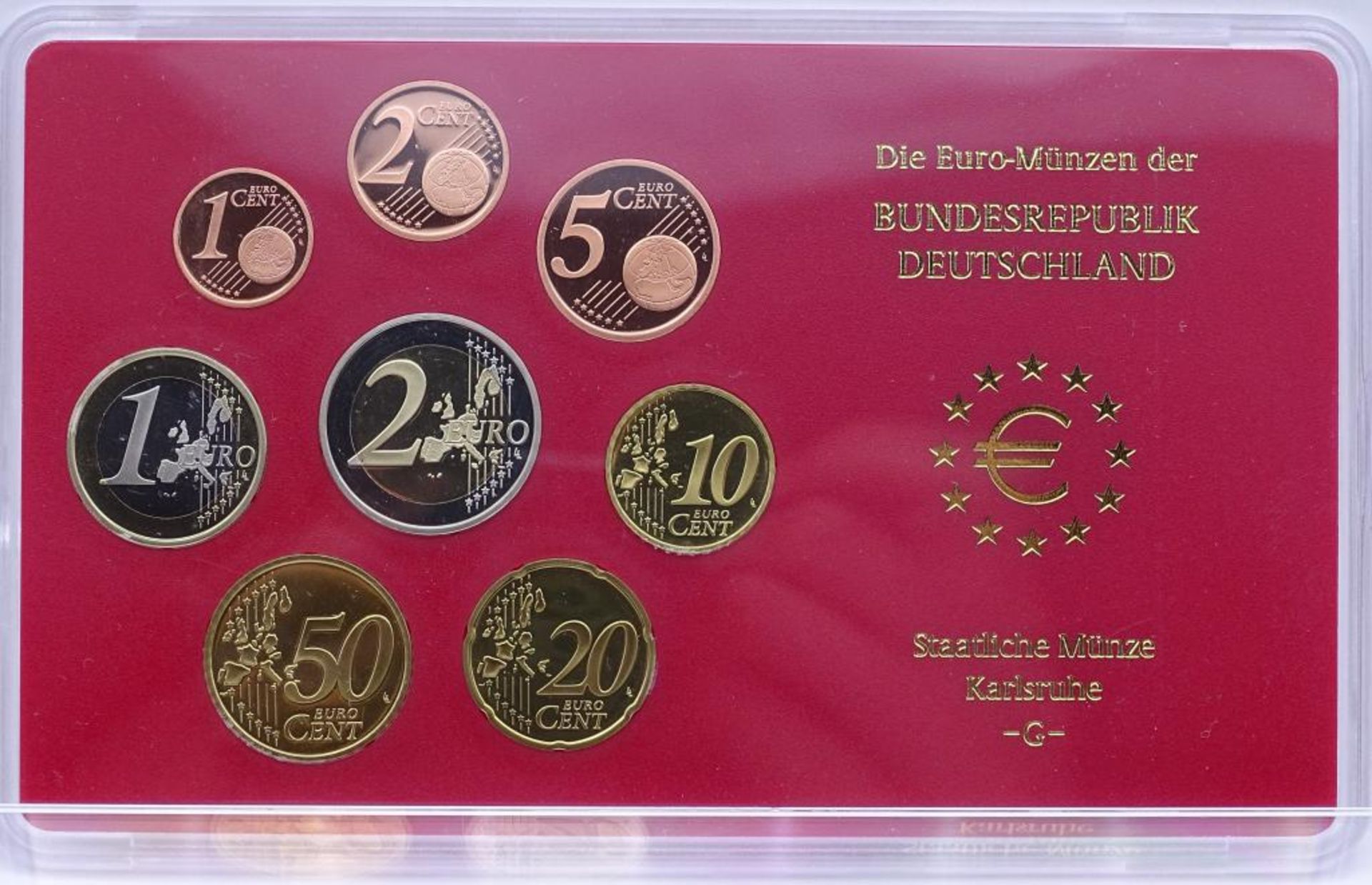 5x Münzsätze Deutschland, Euro-Münzen,A,D,F,G,J,ges. 19,40 E- - -22.61 % buyer's premium on the - Bild 2 aus 2