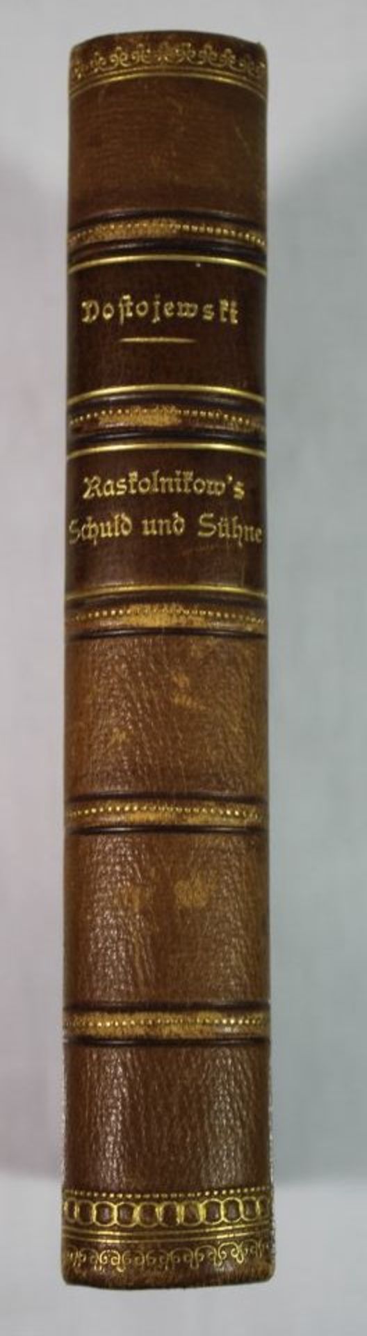Raskolnikow's Schuld und Sühne, Dostojewski, um 1900.- - -22.61 % buyer's premium on the hammer