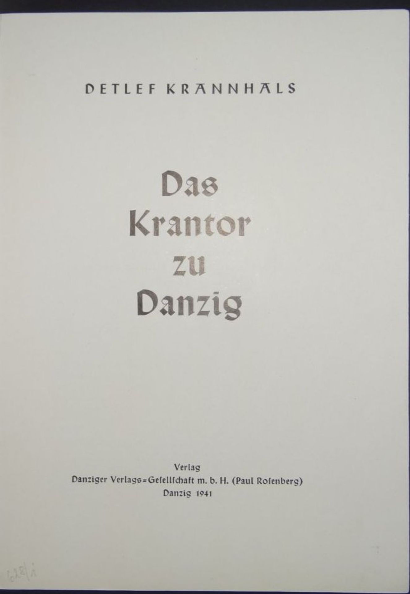 "Das Krantor zu Danzig" Bildband 1941- - -22.61 % buyer's premium on the hammer priceVAT margin - Bild 2 aus 8