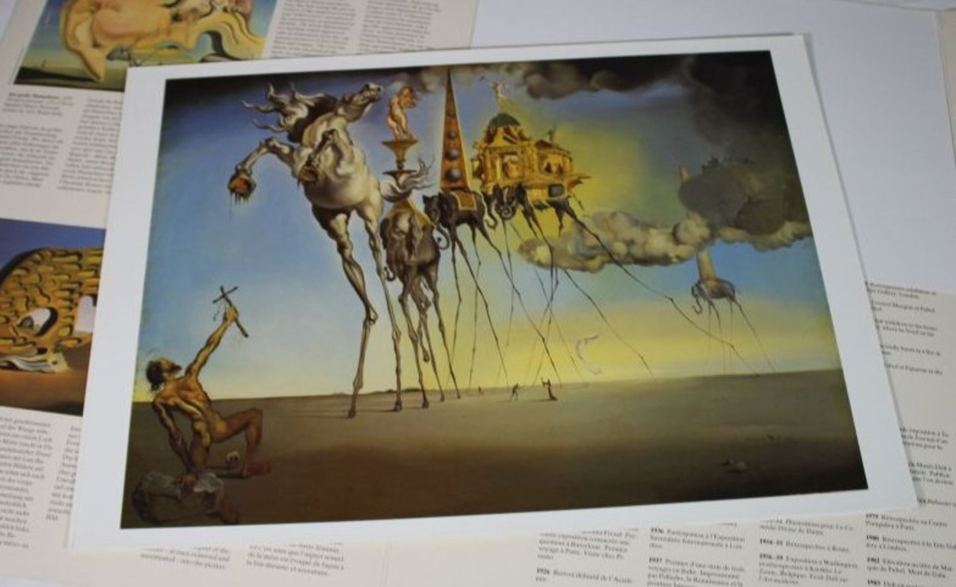 Dali - 6 Posters, Taschen-Posterbook, 5 Blätter vorhanden.- - -22.61 % buyer's premium on the hammer - Bild 3 aus 3