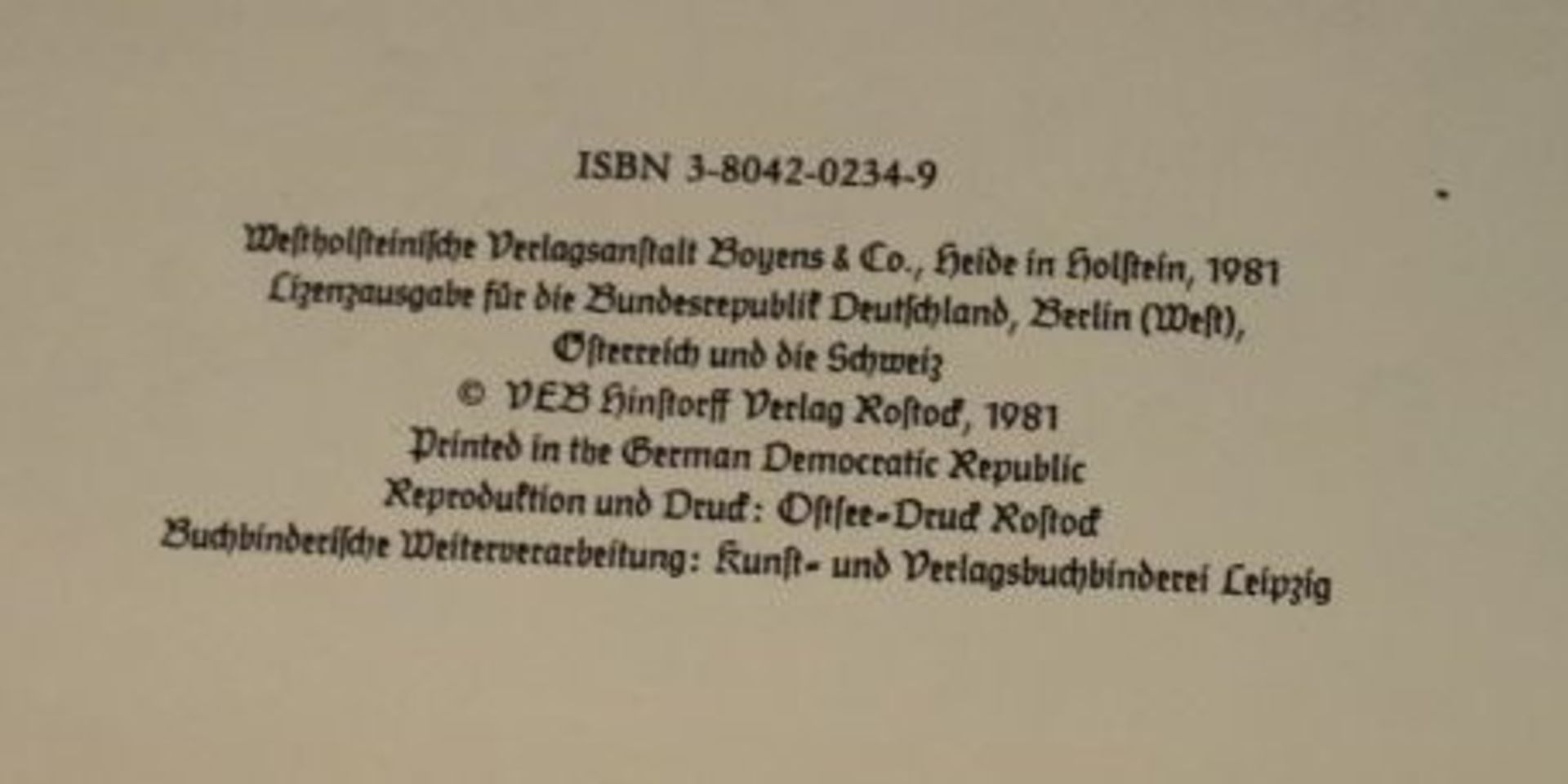Plattdütsch Billerbauk - Dit un dat -För jeden wat, Reprint von 1981- - -22.61 % buyer's premium - Bild 3 aus 3