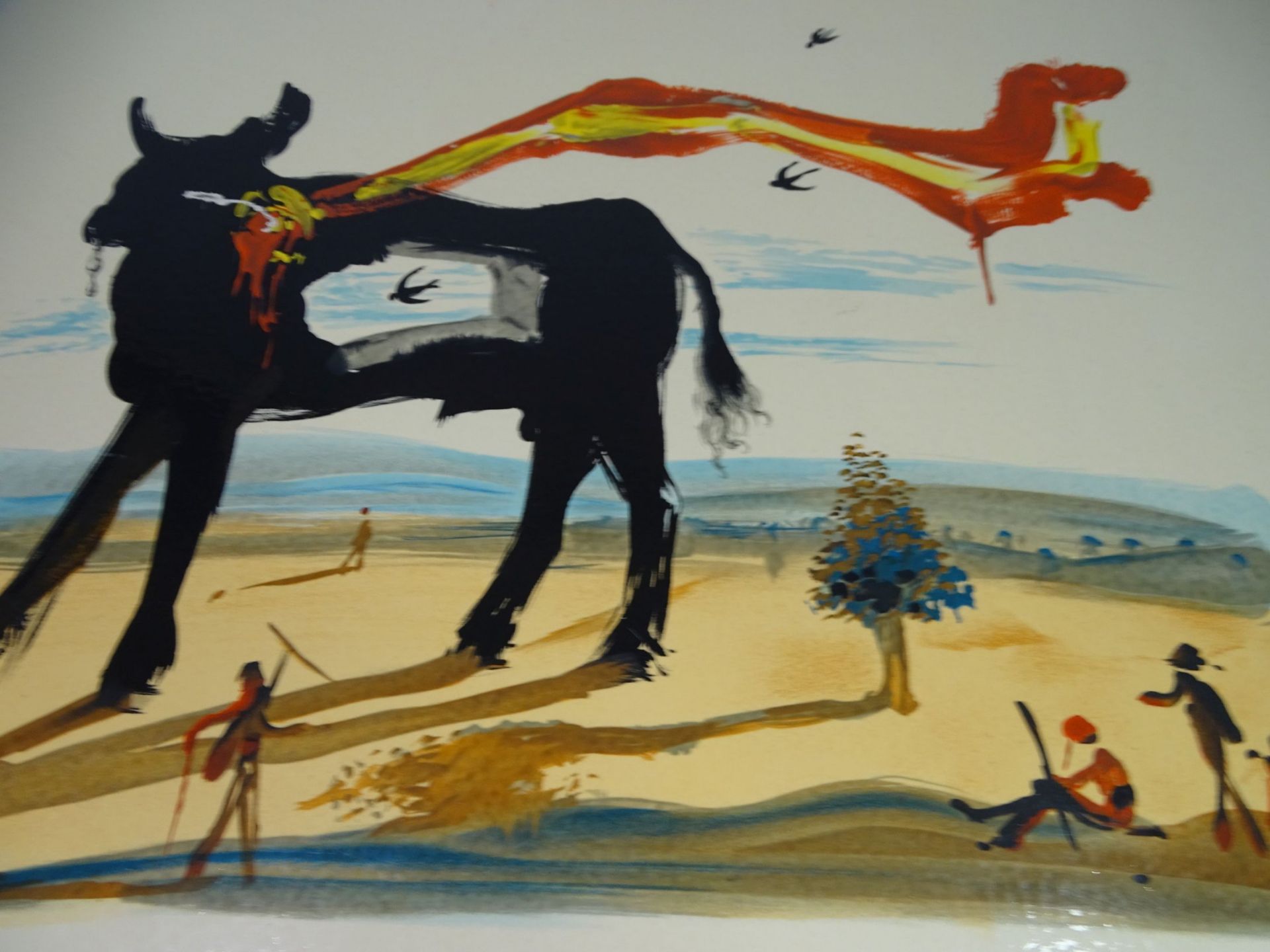 Salvador DALI (1904-1989), Primavera espanola, gr. Lithografie auf Keramikplatte, Nr. 193/990 , - Bild 5 aus 8