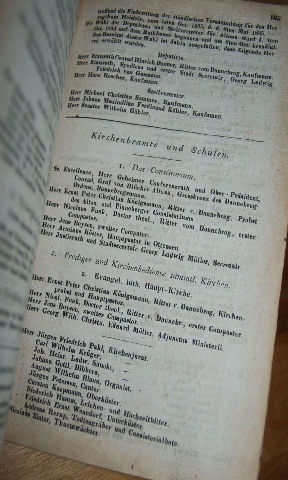 Hamburgisches Adress-Buch 1836, Bibliothekseinband, seitl. beschriftet, 20x13 cm, H-6,5 cm- - -22.61 - Bild 8 aus 9