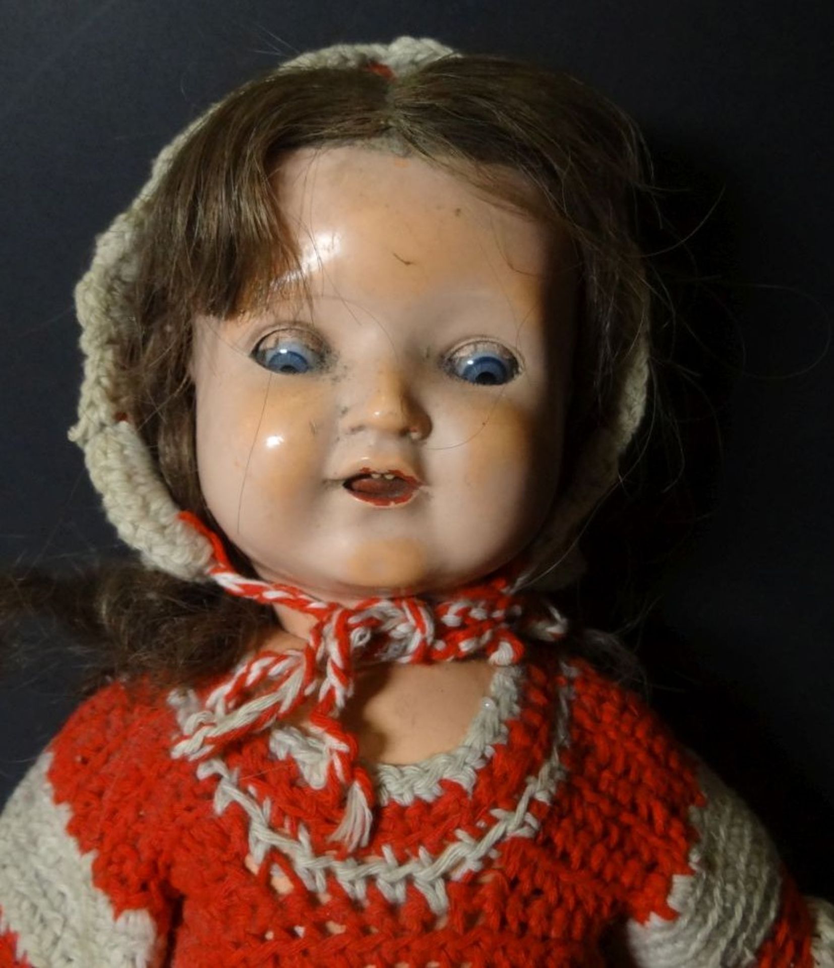 alte Schildkröt-Puppe mit Massekörper, L-34 cm, bespielte Erhaltu- - -22.61 % buyer's premium on the - Bild 4 aus 6