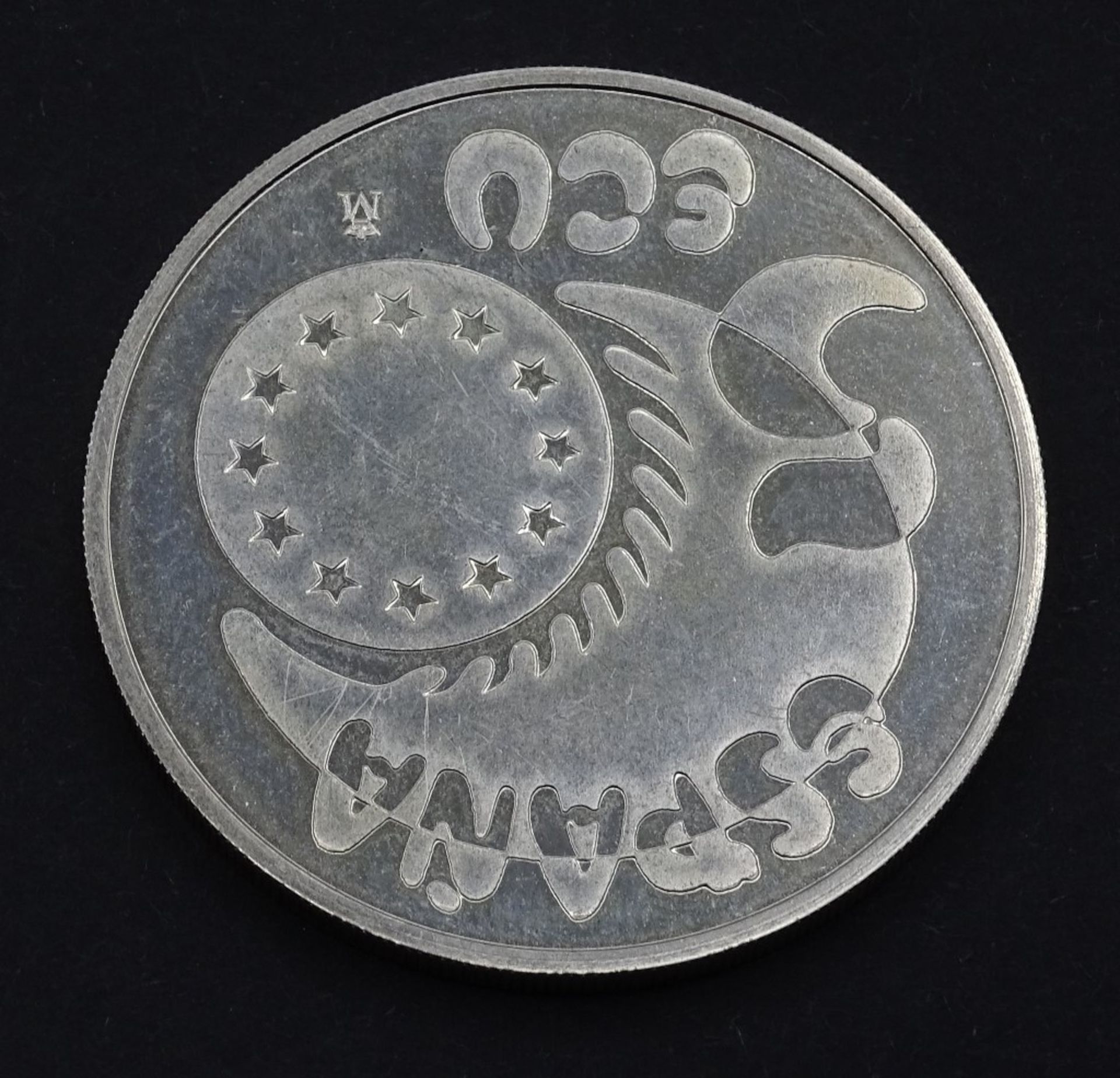 5 Ecu Spanien, 1989 Silber Medaille, 33,5gr.,d- 42mm- - -22.61 % buyer's premium on the hammer - Bild 2 aus 2