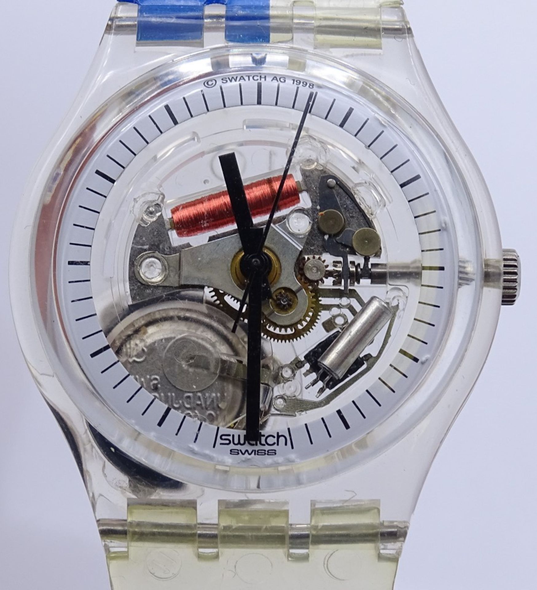Armbanduhr "Swatch",1990, Quartz,OVP,Funktion nicht überprü- - -22.61 % buyer's premium on the - Bild 3 aus 4