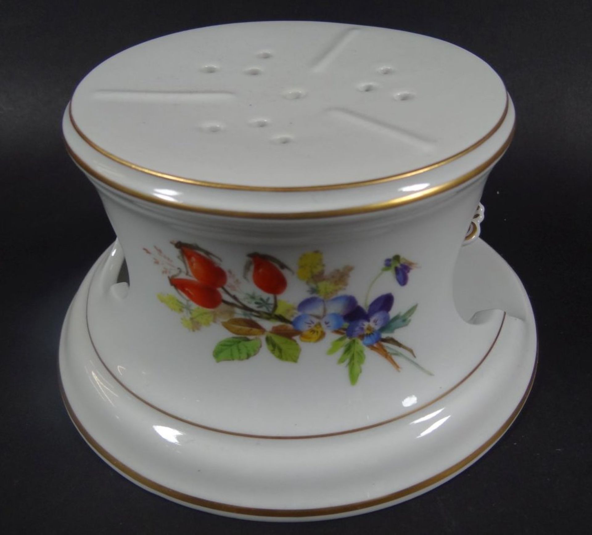 Stövchen "Meissen" Blumen-und Schmetterlinge, 1.Wah- - -22.61 % buyer's premium on the hammer - Bild 3 aus 7