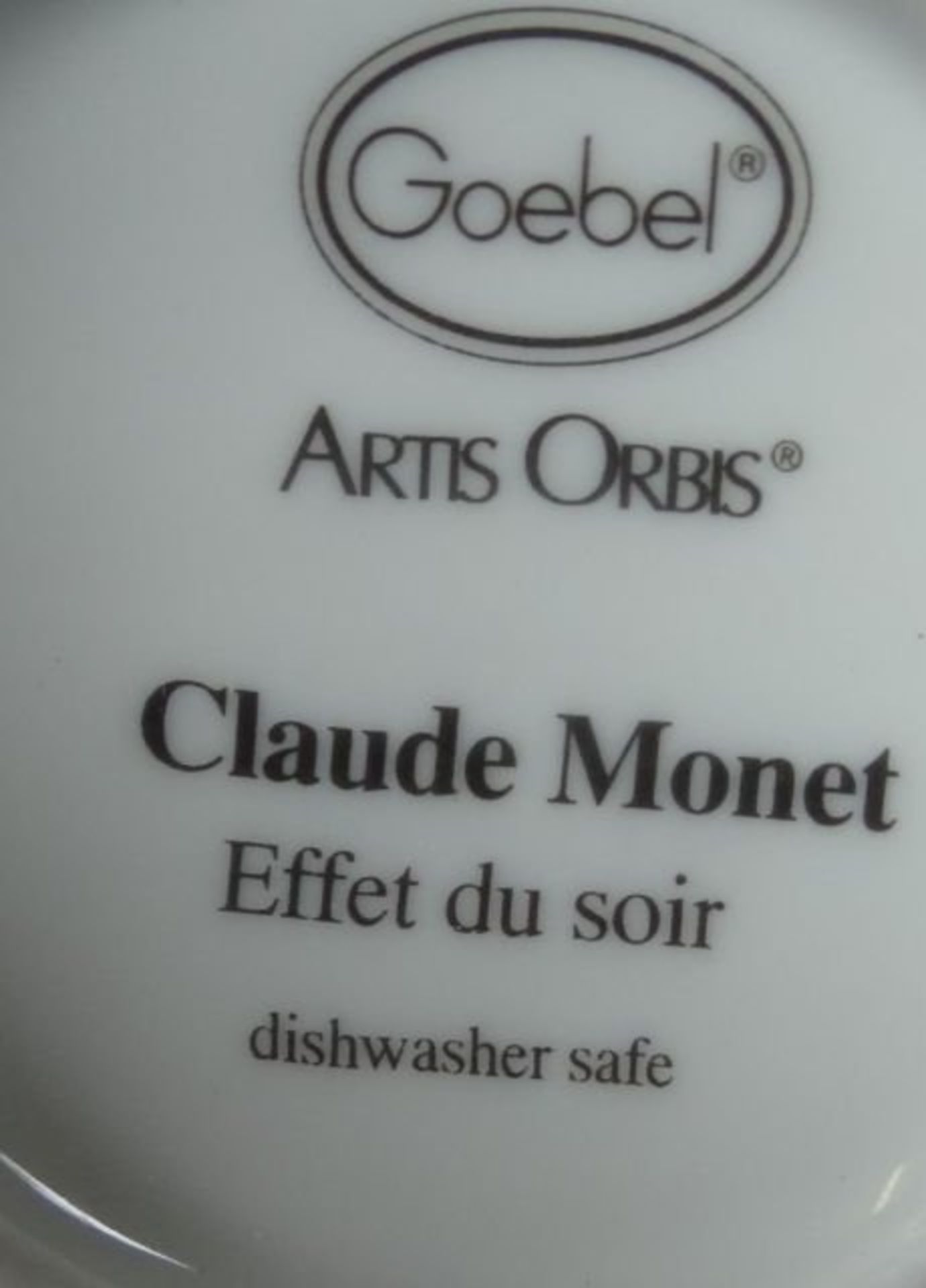 Espressotasse mit U.T. "Goebel" Artis Orbis, nach Monet- - -22.61 % buyer's premium on the hammer - Bild 3 aus 3