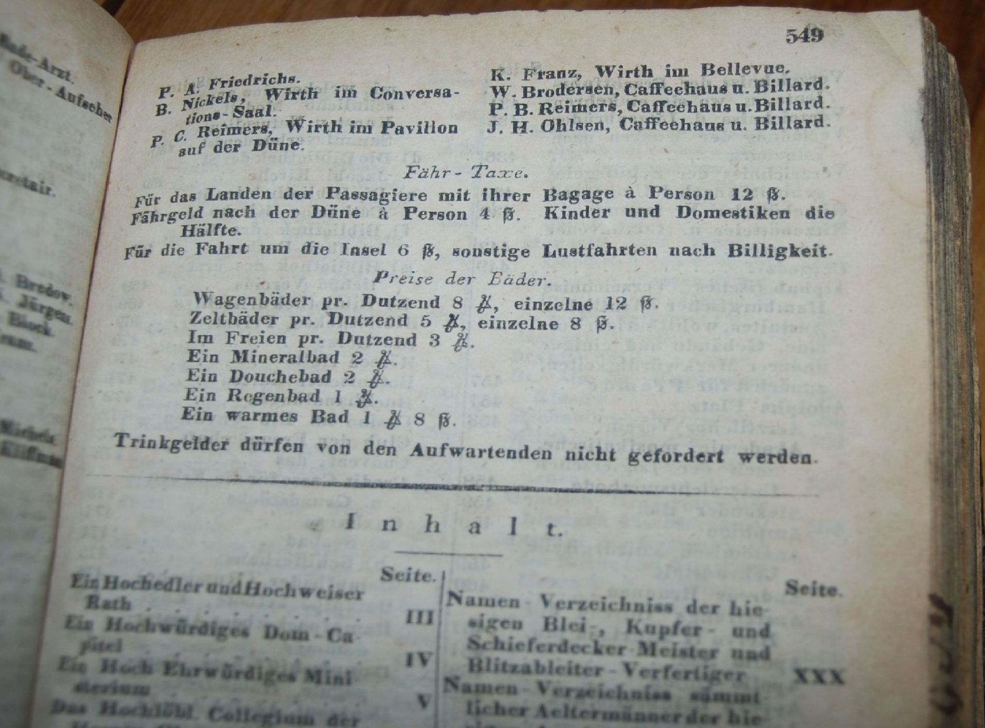 Hamburgisches Adress-Buch 1836, Bibliothekseinband, seitl. beschriftet, 20x13 cm, H-6,5 cm- - -22.61 - Bild 7 aus 9