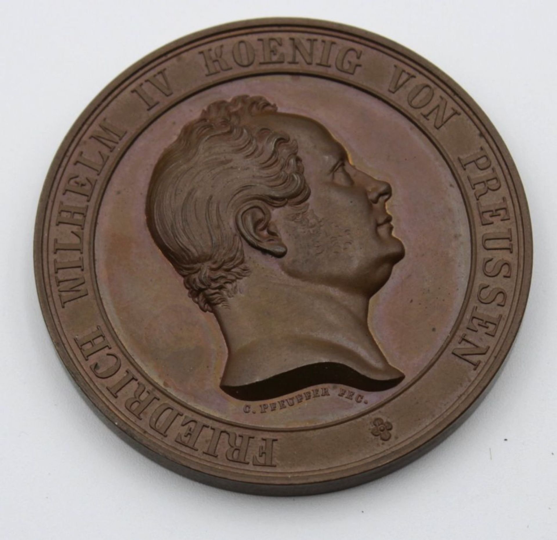 Preiss-Medaille "Ausstellung Vaterländischer Gewerbeerzeugnisse vom Jahre 1844" im Etui.- - -22.61 % - Bild 2 aus 3